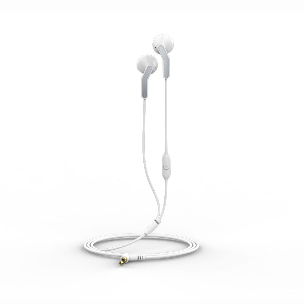 Auriculares Muvit For Change Estéreo E56 3.5mm - Blanco  MKP