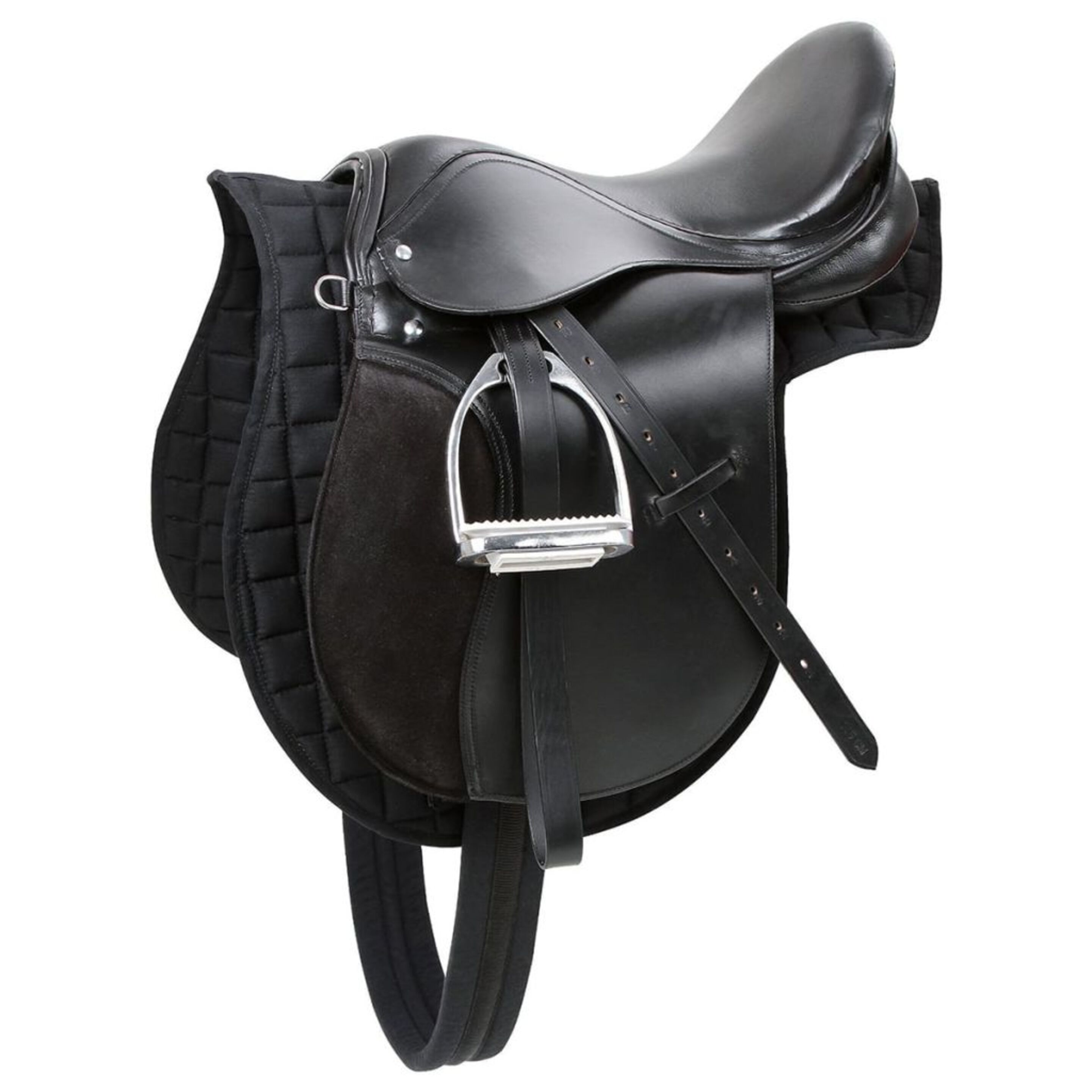 Kerbl Silla De Montar Haflinger De Cuero Negra 322285