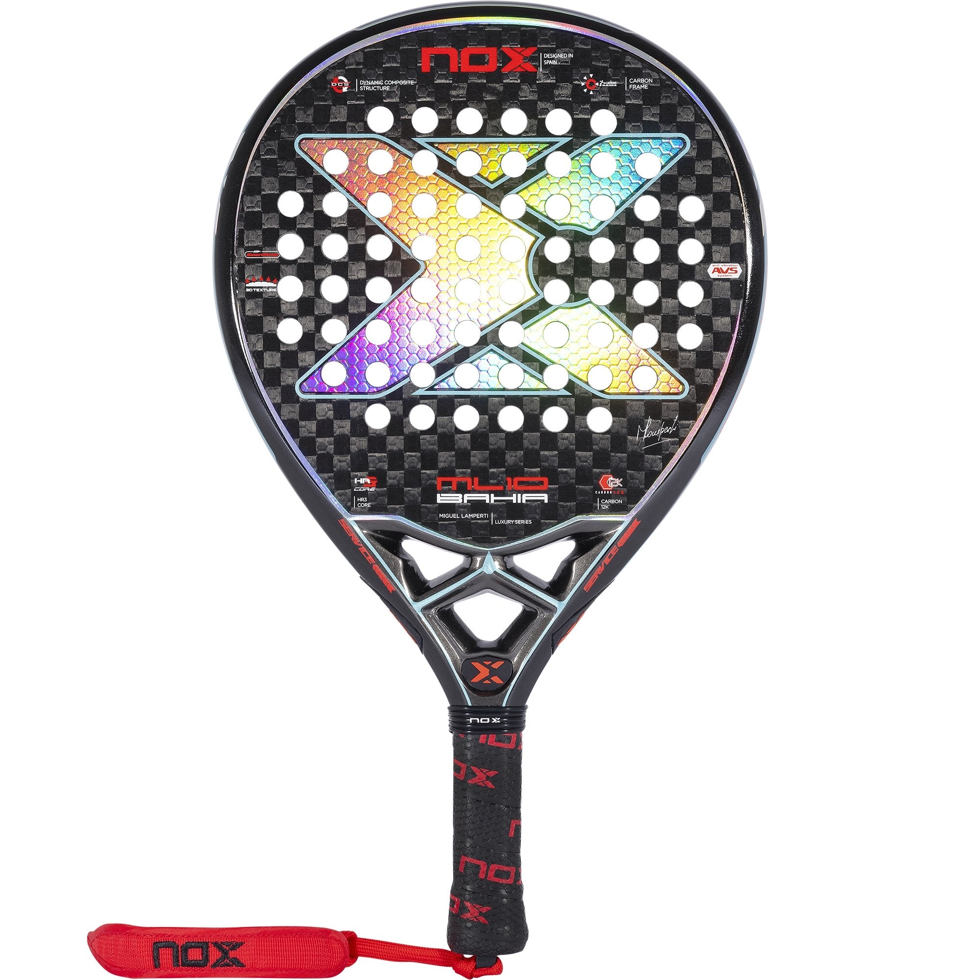 Raquete De Padel Nox Ml10 Bahia Preto