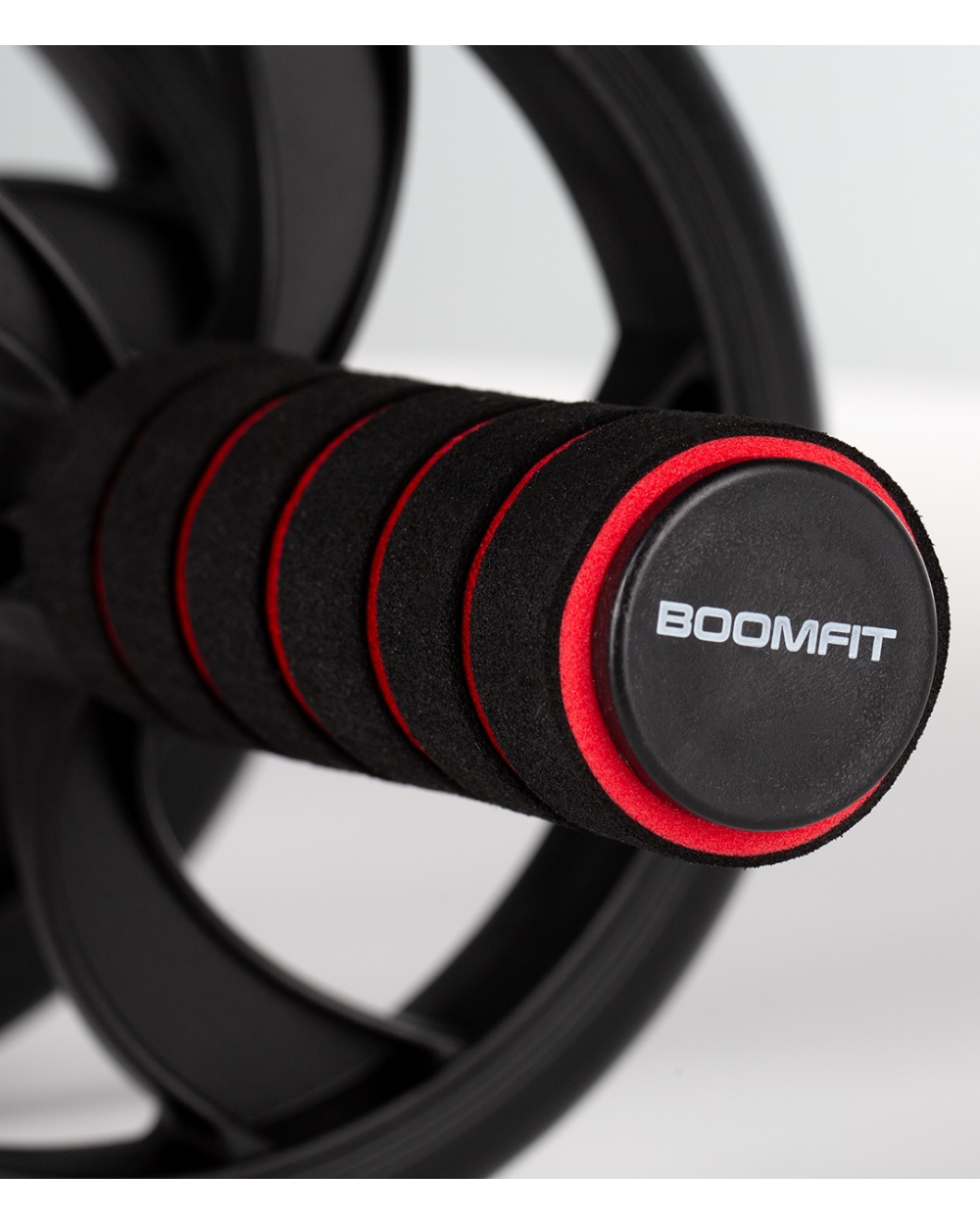 Roda Abdominal - Ab Wheel Preto - Boomfit | Sport Zone MKP