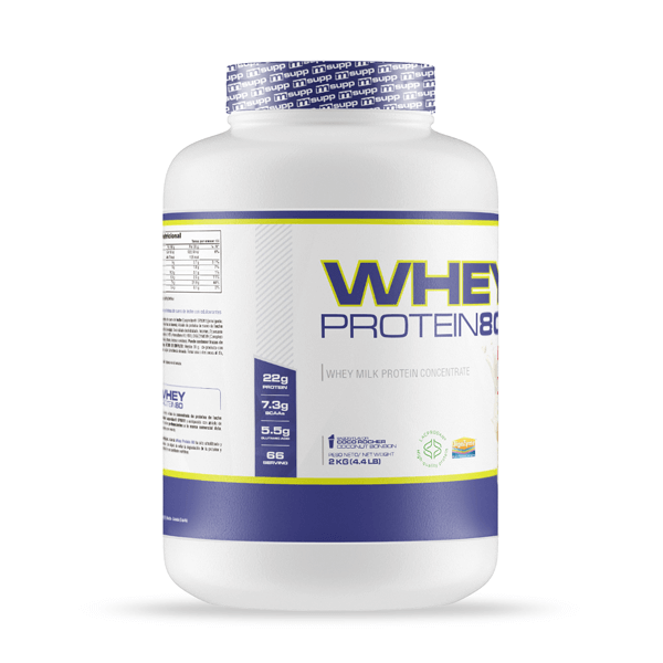 Whey Protein80 - 2 Kg De Mm Supplements Sabor Coco Rocher