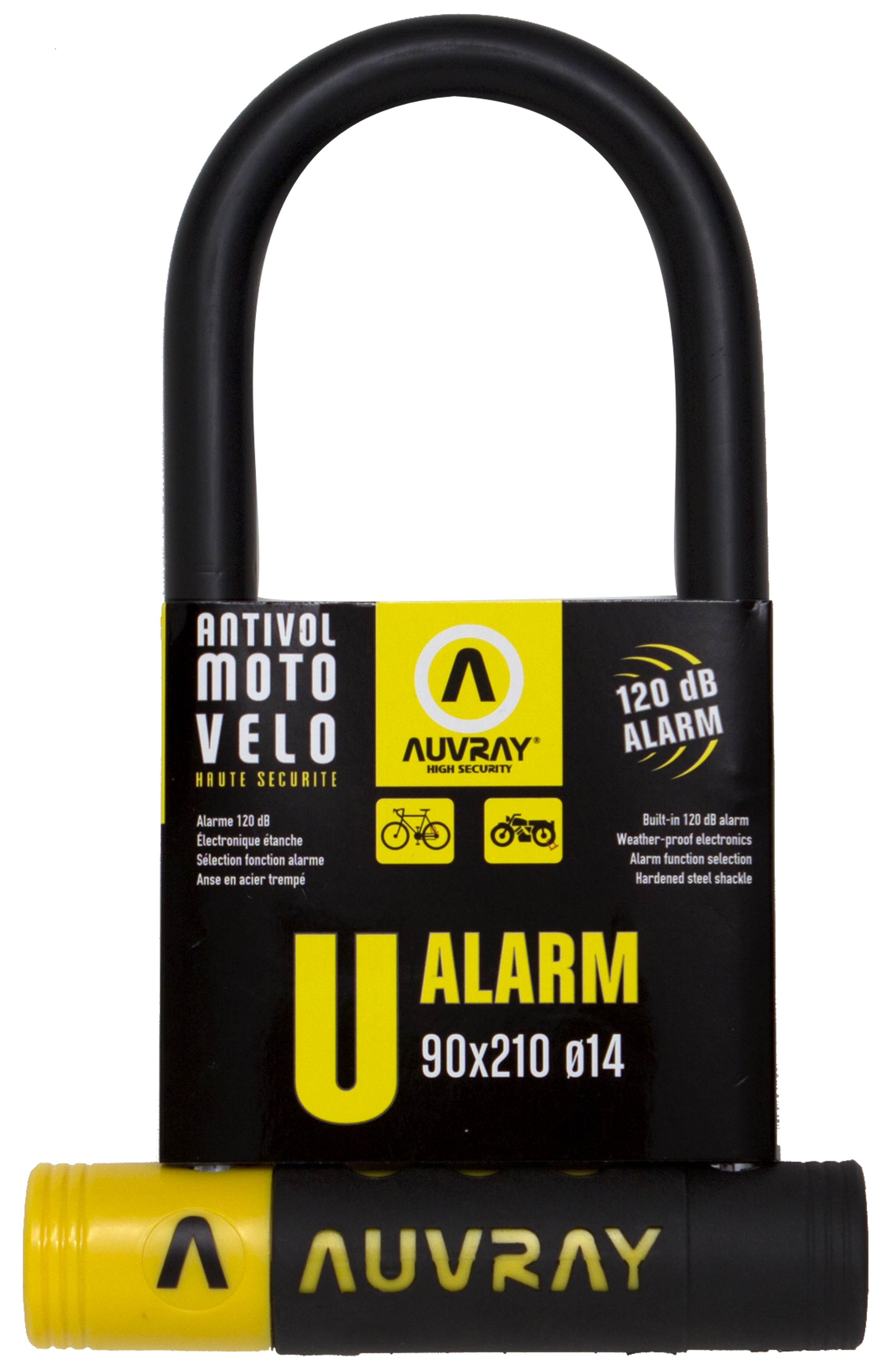 Antirrobo Auvray U Alarma 90x210 D.14