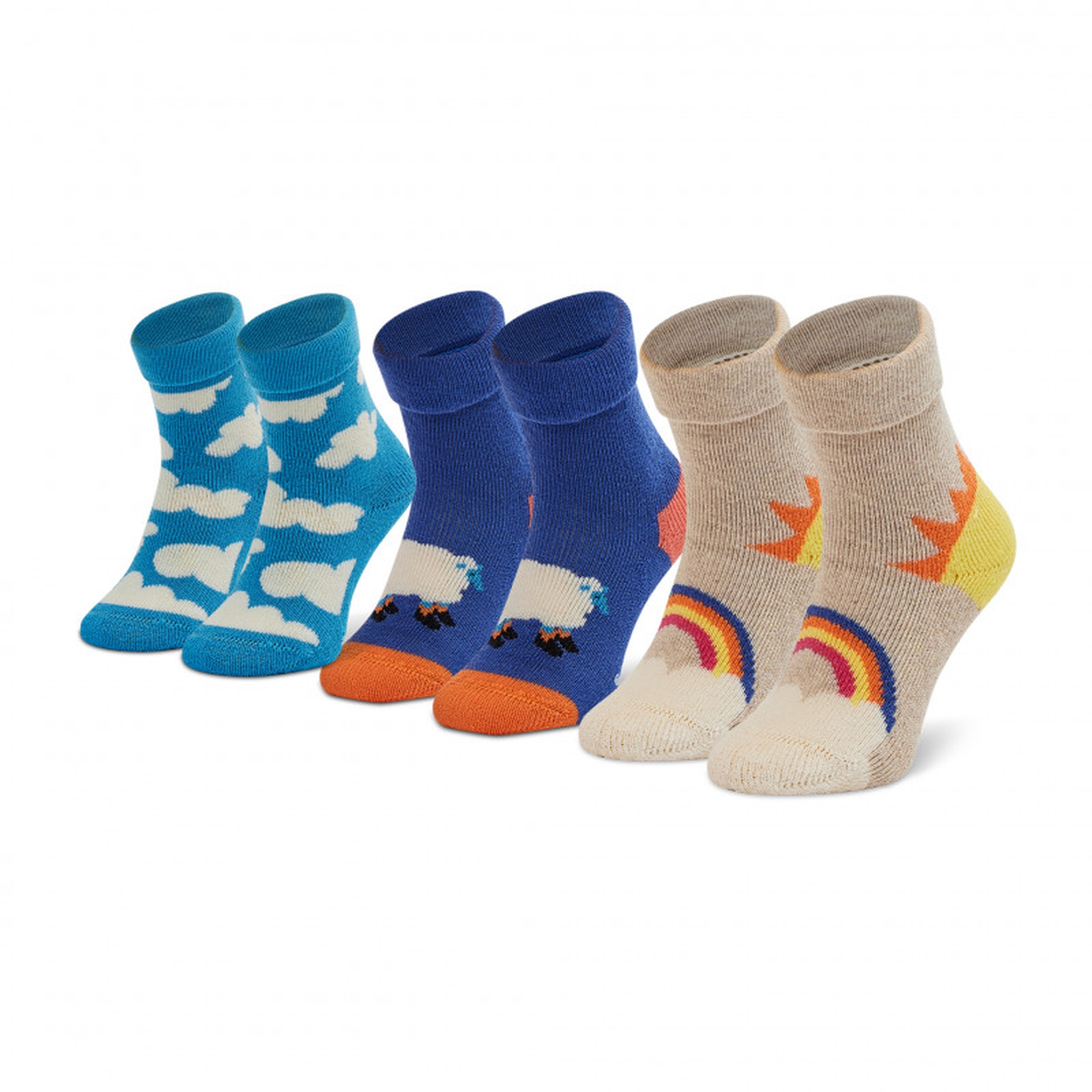 Pack 3 Pares De Calcetines Kids Over The Clouds - multicolor - 