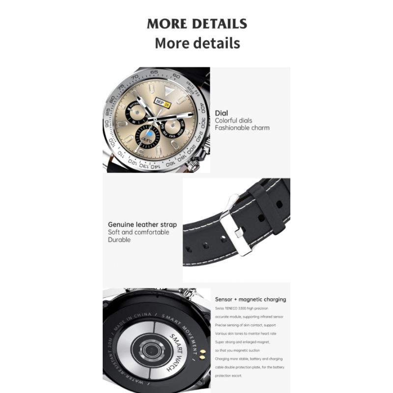 Reloj Inteligente Smart Watch Smartek Sw-aw13pro-b