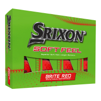 Pelotas Golf Srixon Soft Feel Brite X12 - Rojo  MKP