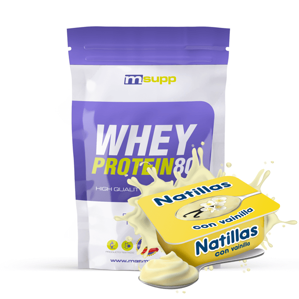 Whey Protein80 - 500g De Mm Supplements Sabor Natillas De Vainilla -  - 