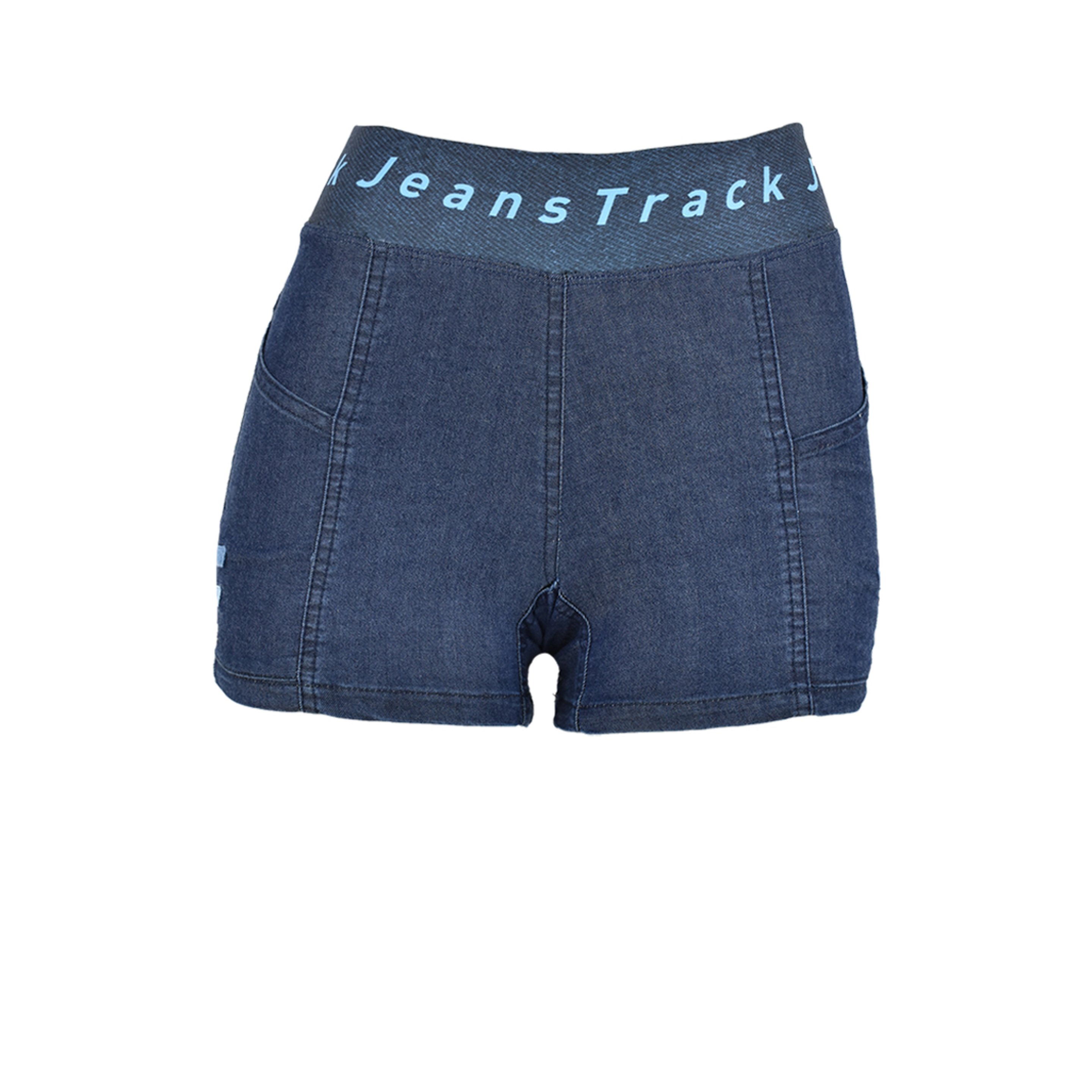 Pantalón Escalada Jeanstrack Dena Short - Azul Denim - Dena Short Jeans  MKP