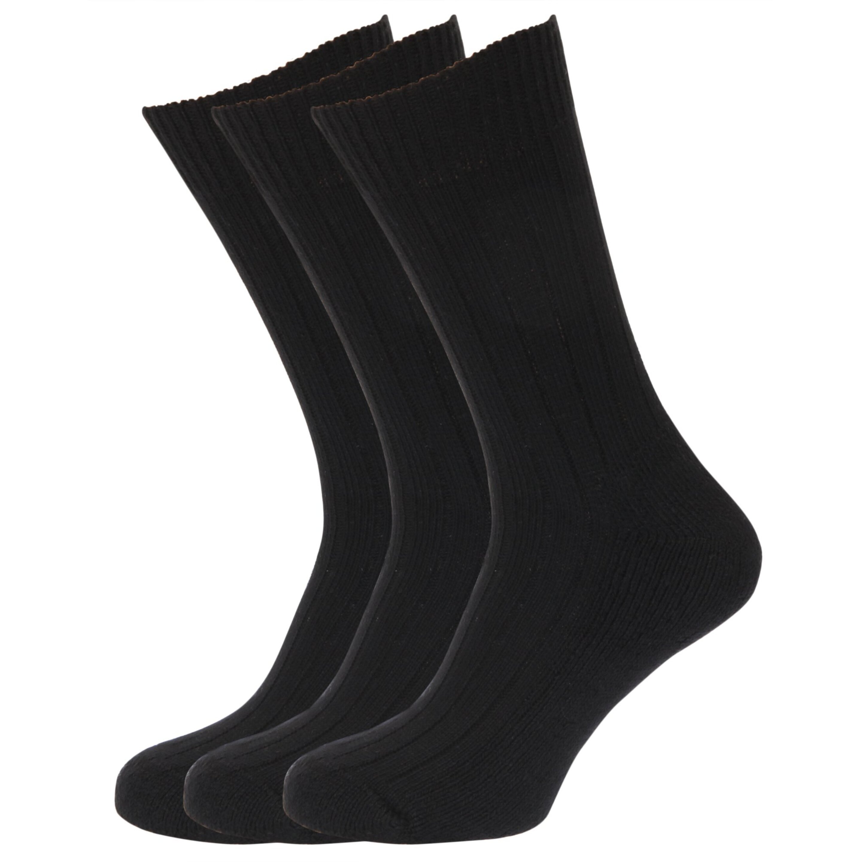 Calcetines Con Mezcla De Lana Con Suela Acolchada  Universal Textiles (Pack De 3)