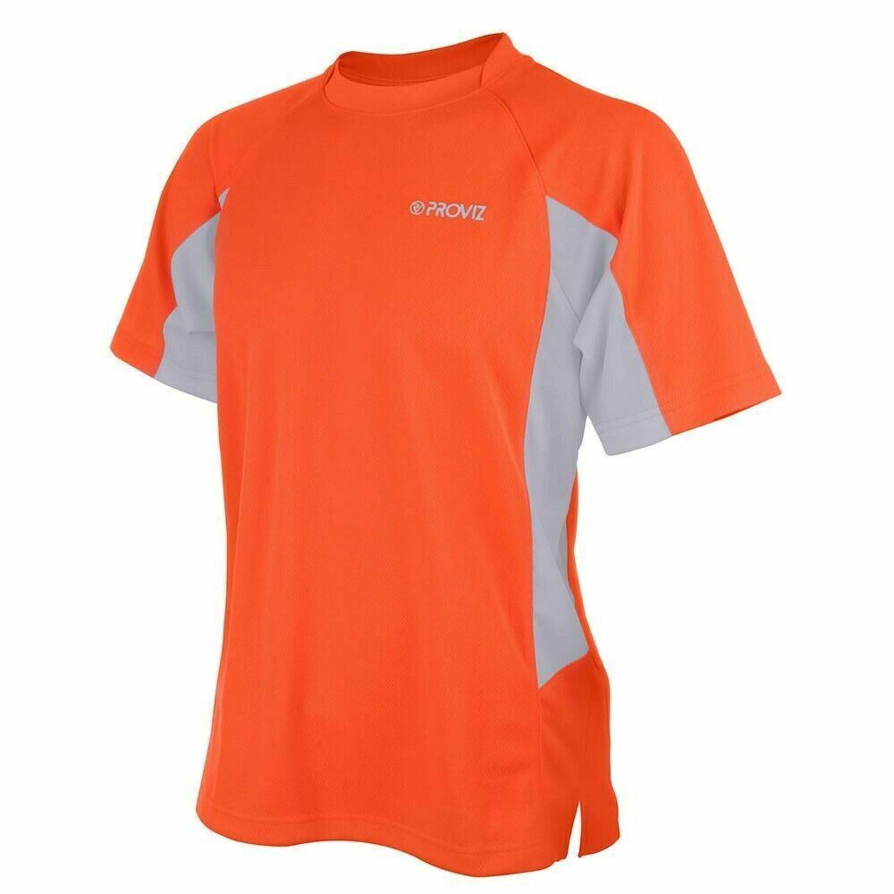 Camiseta Deportiva Proviz Classic Reflectante - naranja - 