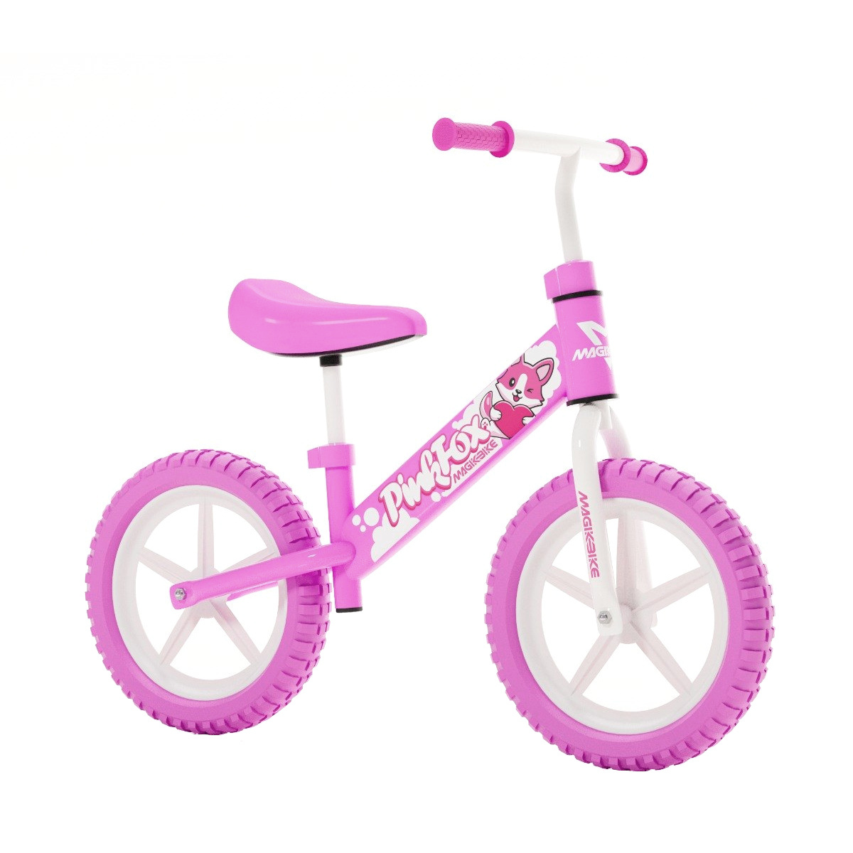 Bicicleta Equilibrio 12 Pulgadas Pink Fox 2-5 Años - rosa - 