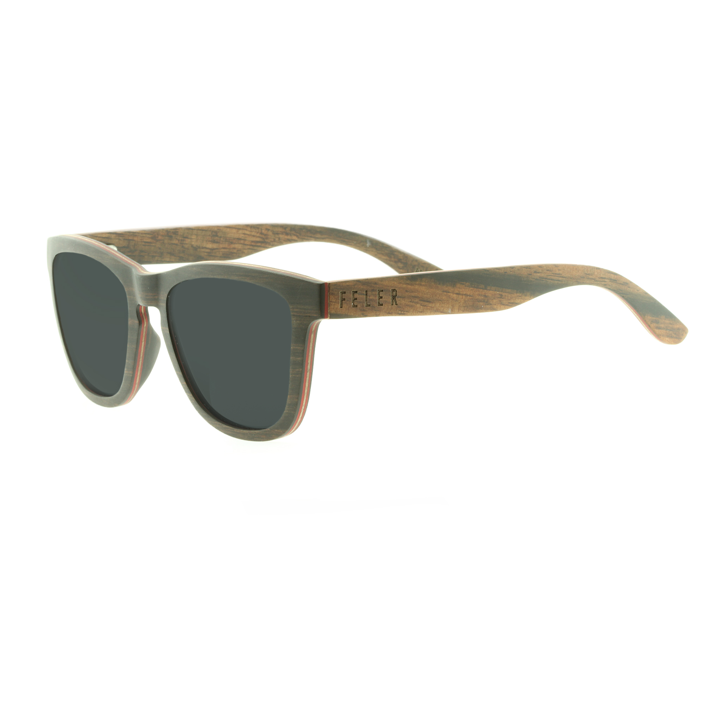 Óculos De Sol Feler Regular Full Wood - madera - 