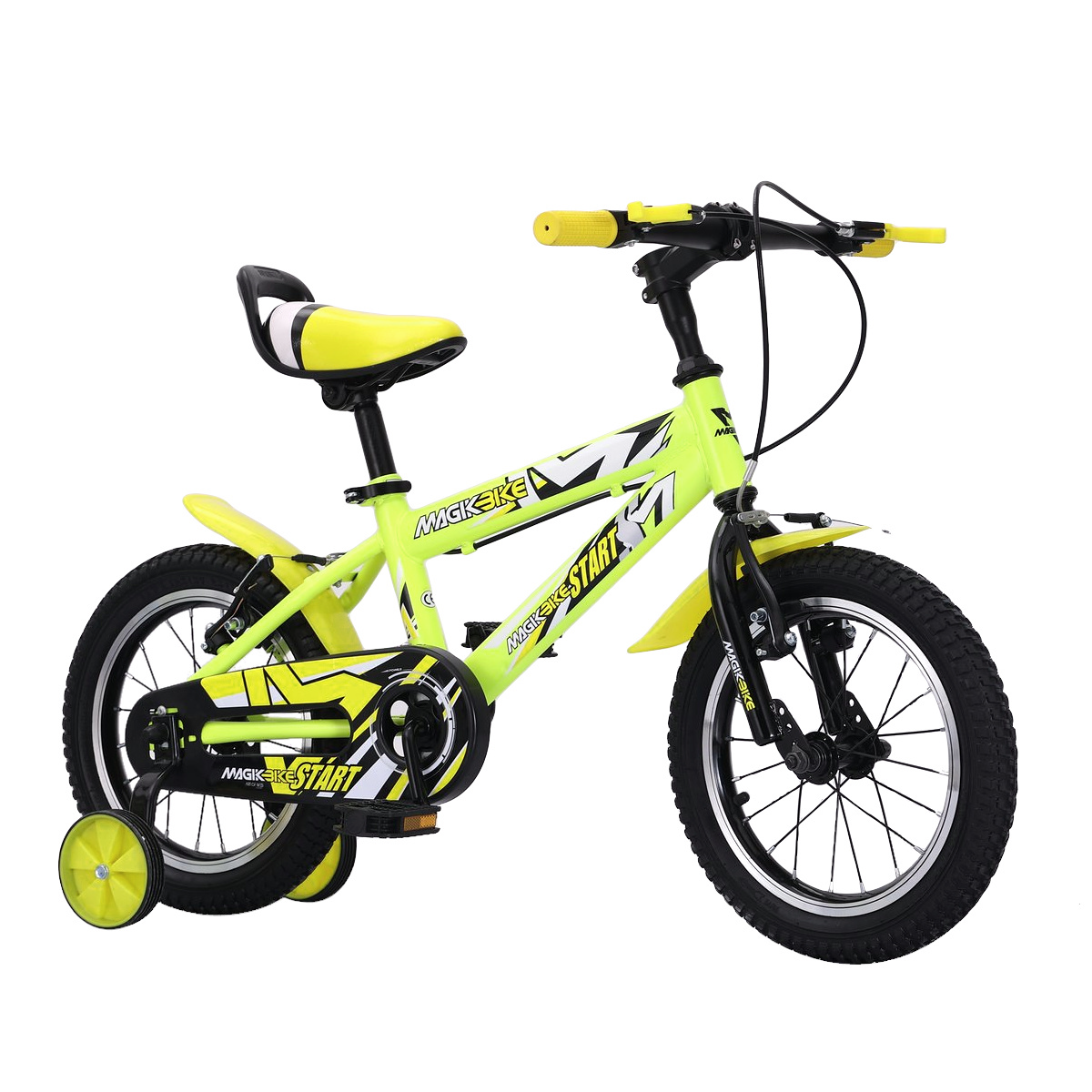 Bicicleta Niños 12 Pulgadas Magikbike Start 3-5 Años - amarillo - 