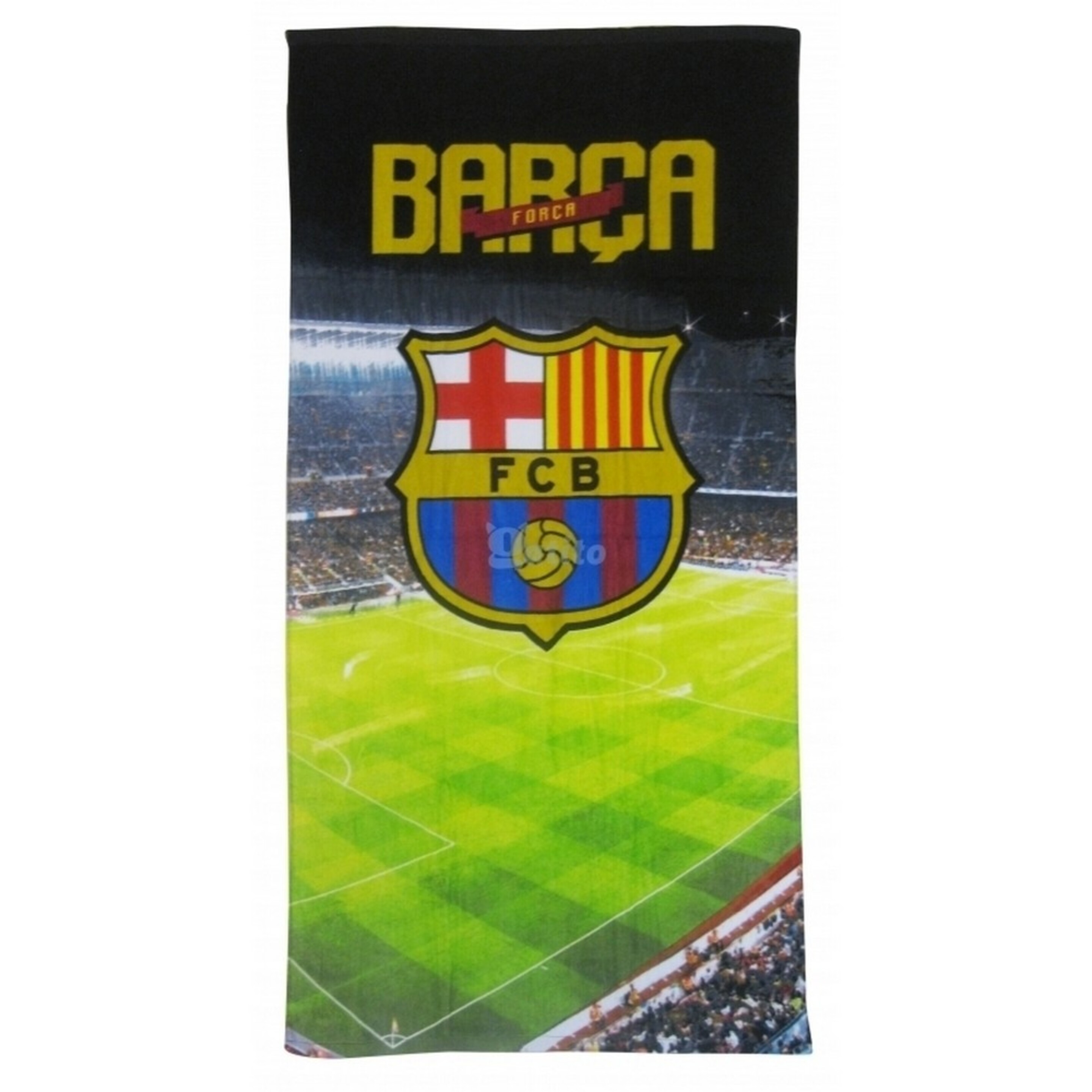Barcelona Fc  Toalla Oficial Del Equipo Fc Barcelona (Multicolor)