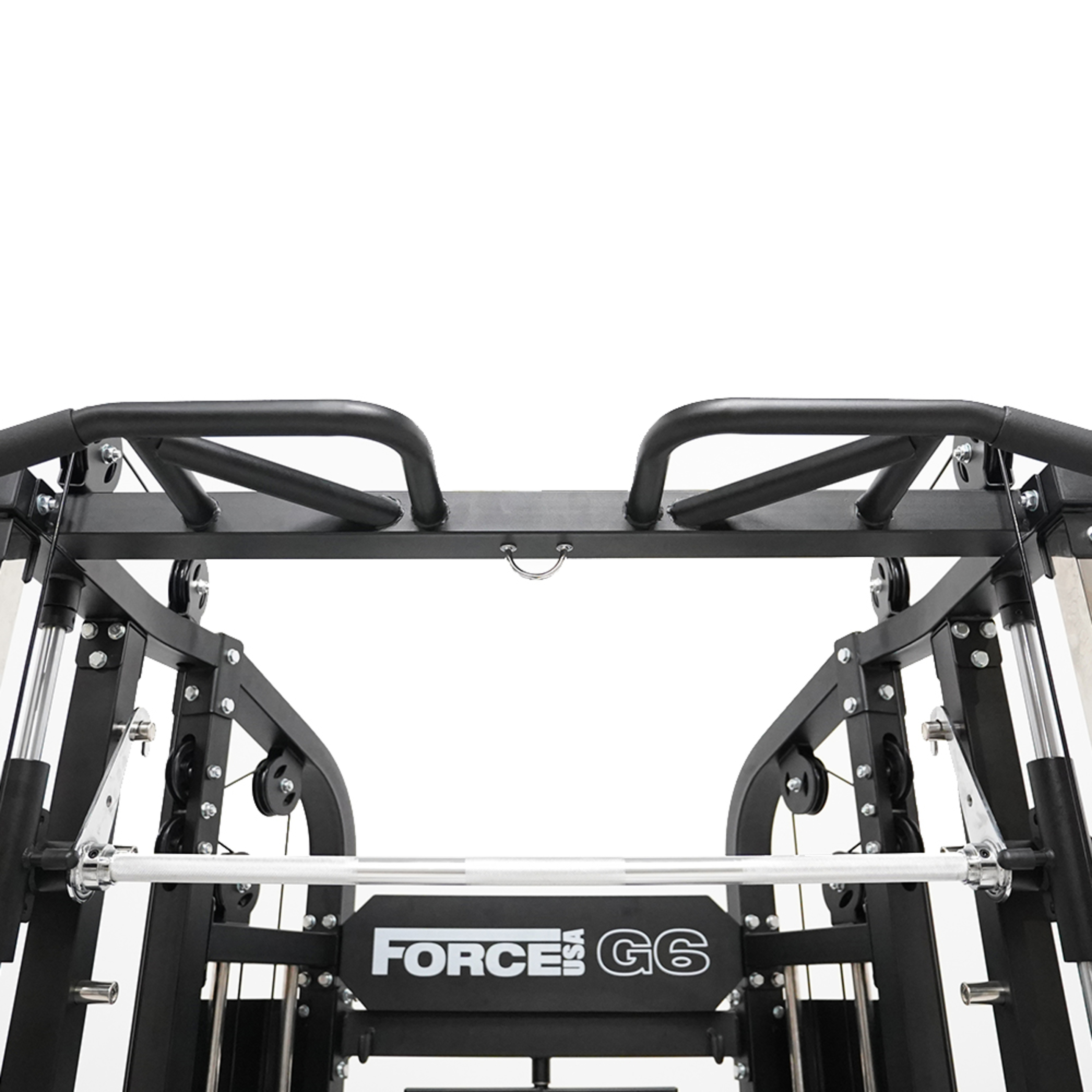 Máquina Smith Force Usa Monster G6 Rack Multifunción Con Doble Polea Ajustable