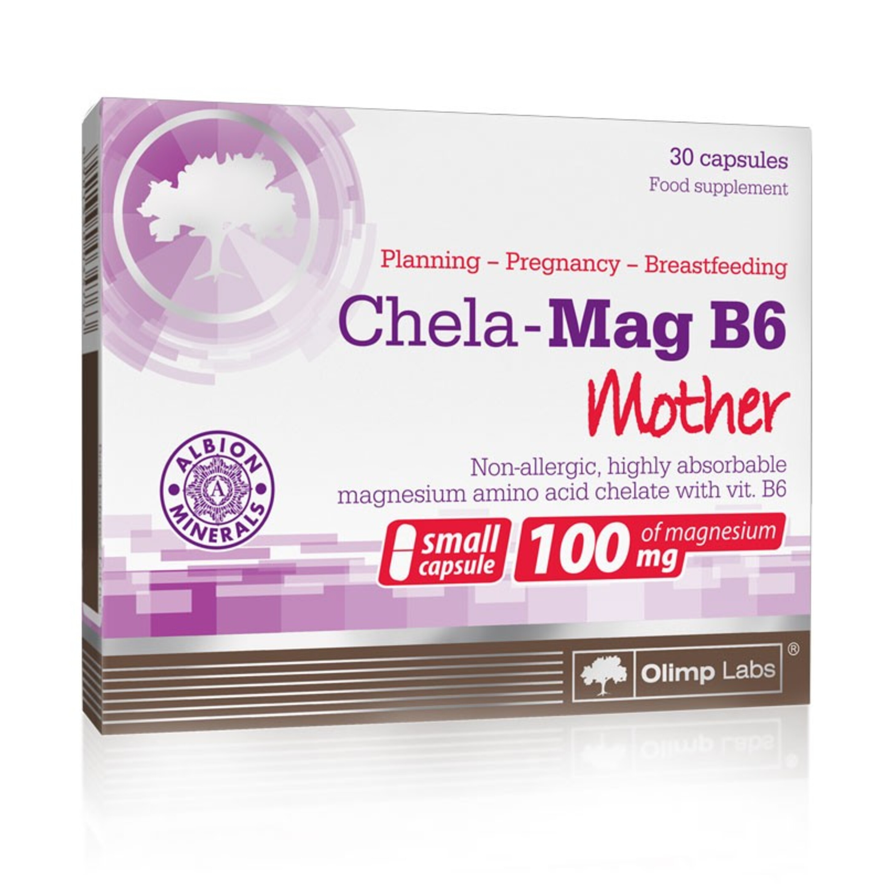 Magnésio Quelatos B6 Mother - 30caps - Sin Sabor