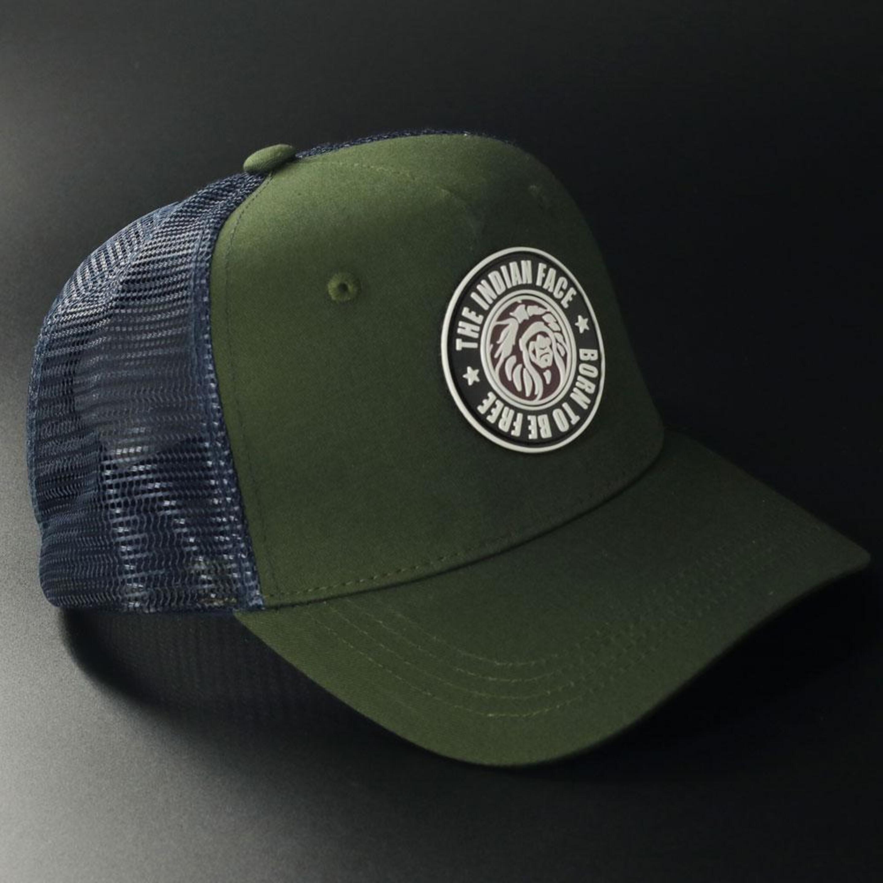 Gorra Trucker Born To Be Free Verde The Indian Face Para Hombre Y Mujer