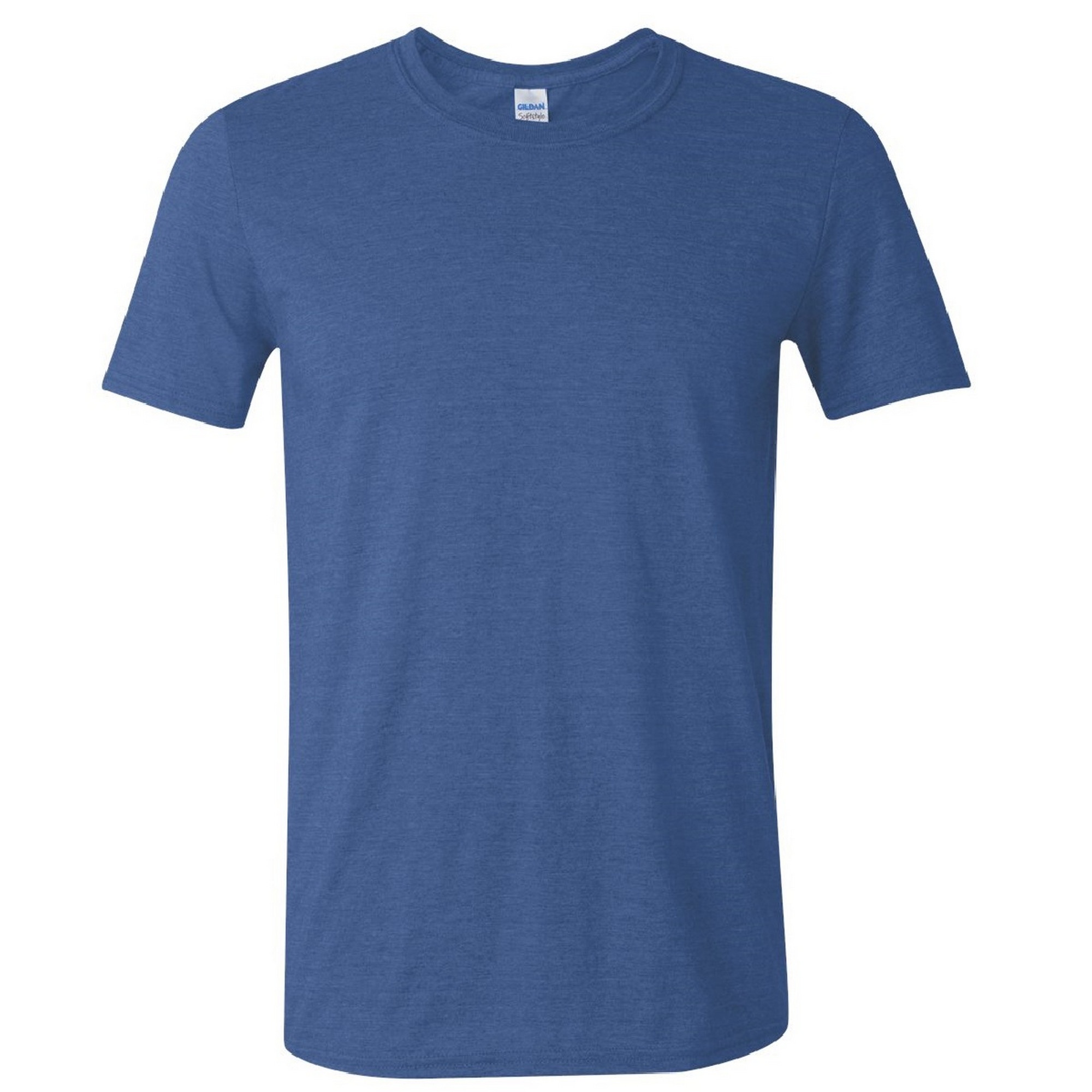 Camiseta De Manga Corta Suave Básica 100% Algodón Gordo Gildan - azul-atolon - 