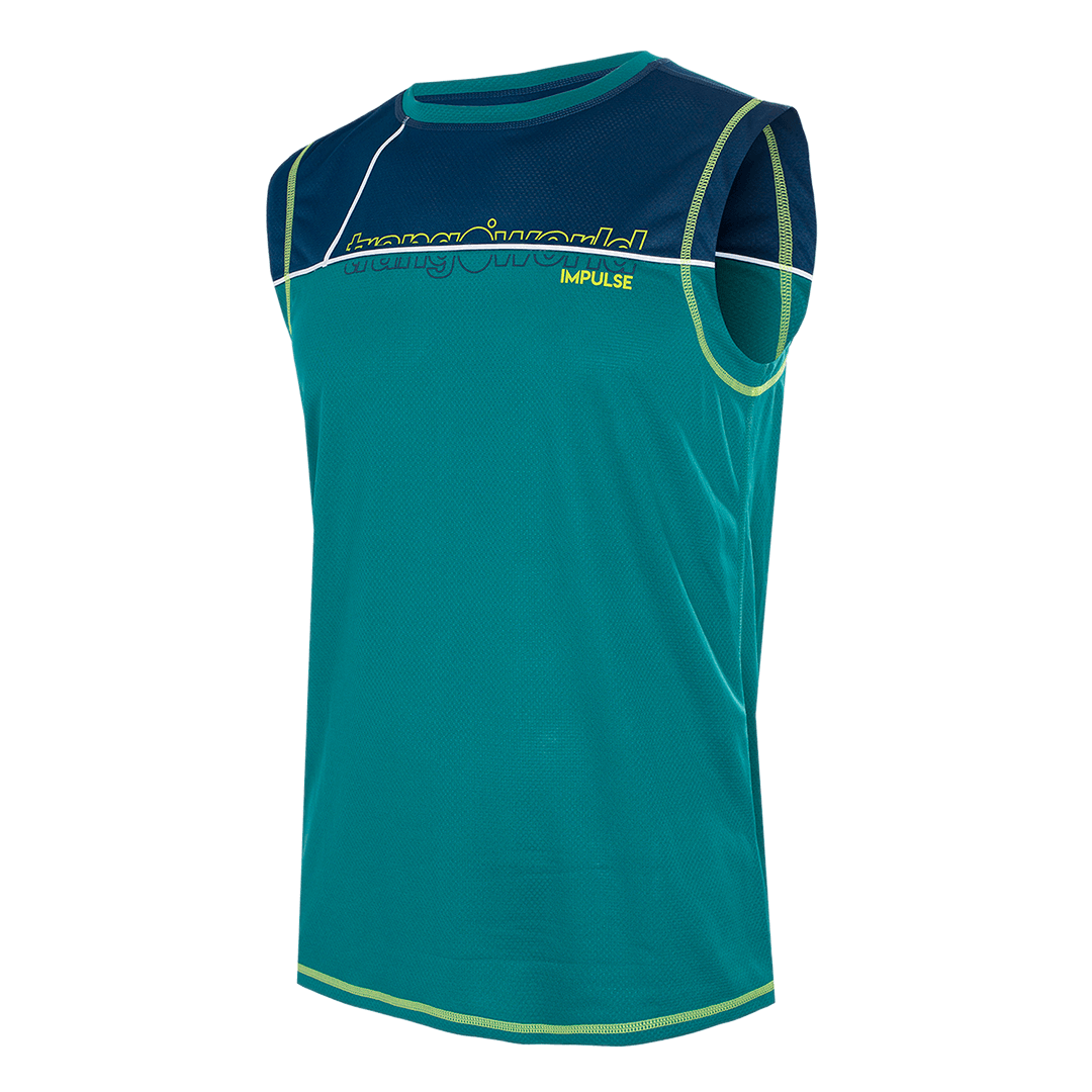 Camiseta Trangoworld Bandama - verde-azul-marino - 