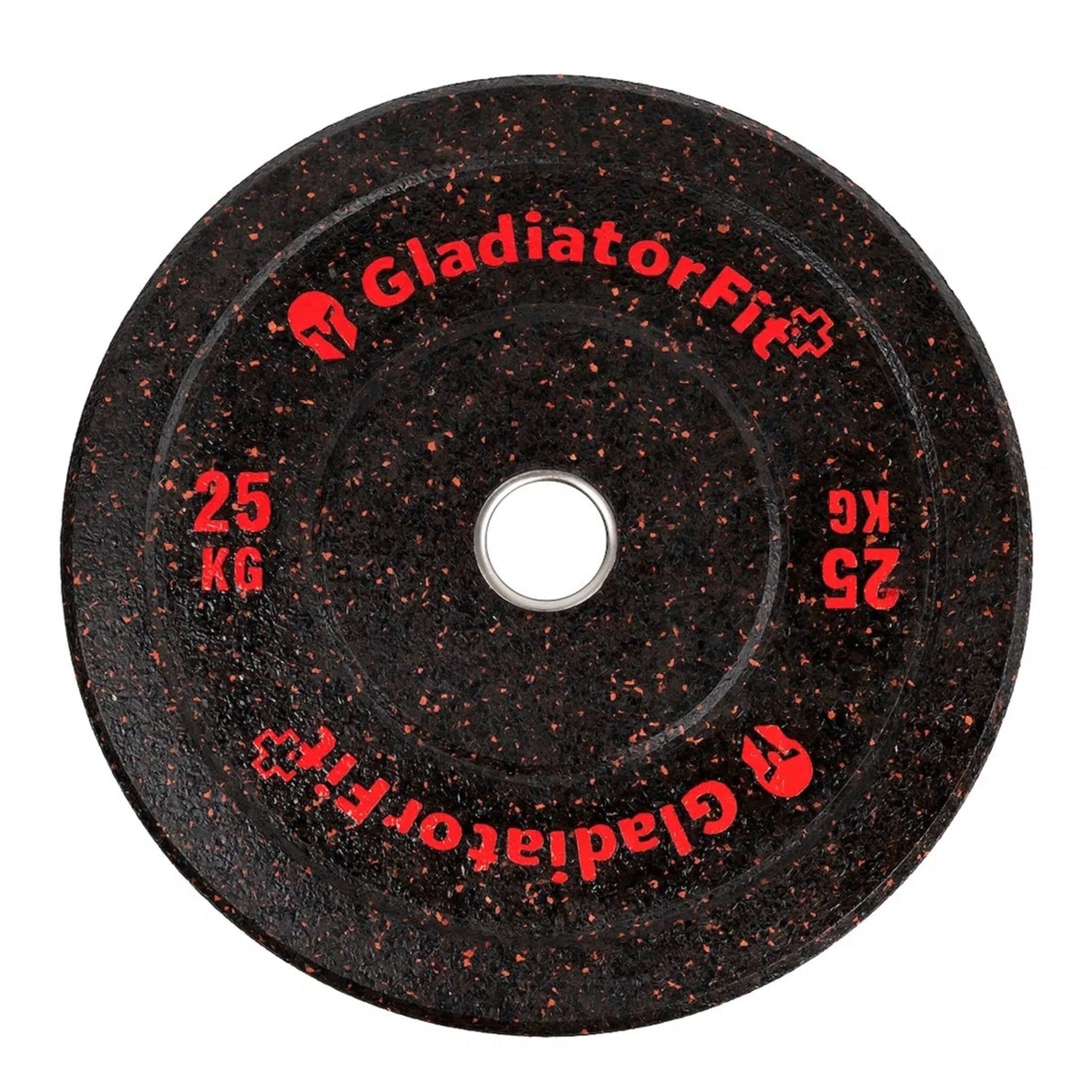 Disco Olímpico "hi-temp" Goma Ø 51mm Gladiatorfit - rojo - 