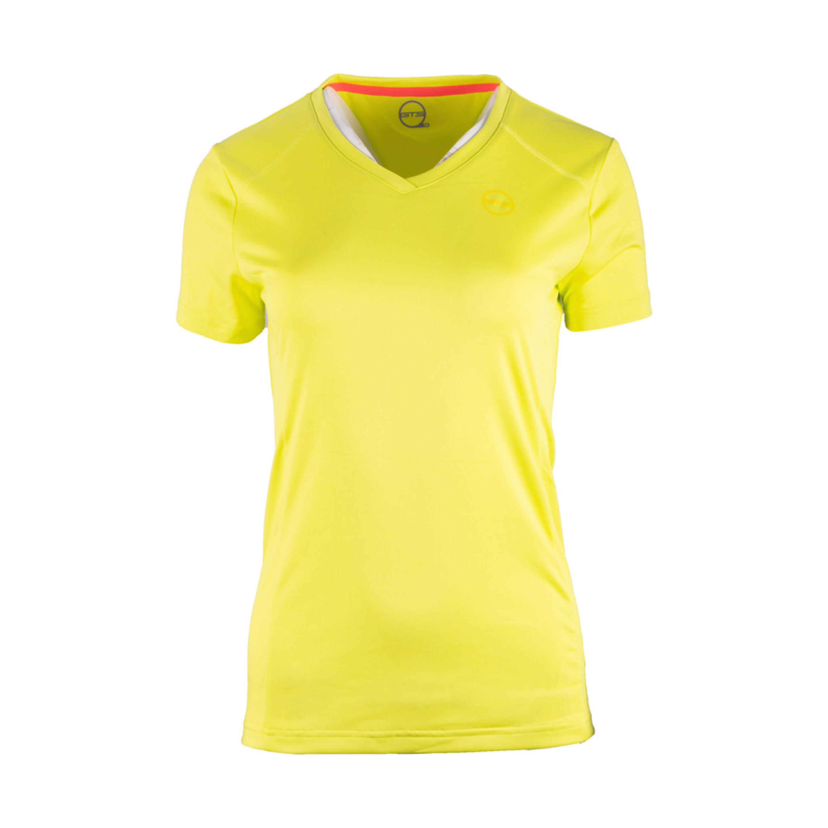 T-shirt Gts 211021l Com Bolso Mulher Correndo E Caminhando. - Amarelo | Sport Zone MKP