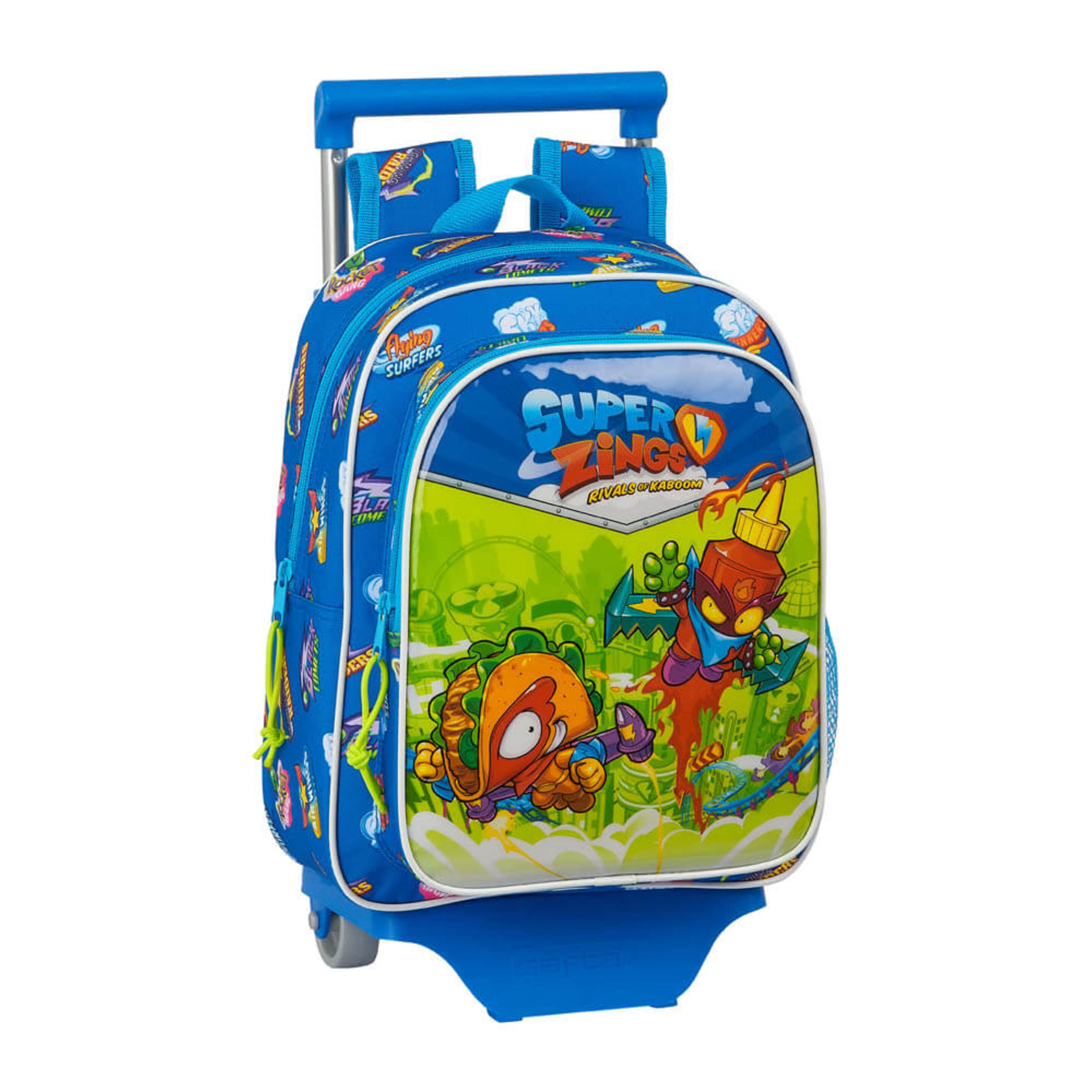 Mochila Superzings Serie 5 Infantil Pequeña Con Carro