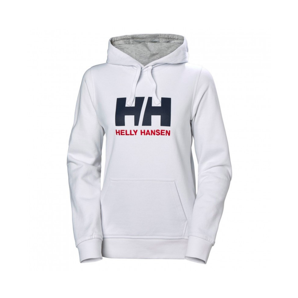Moletom Com Capuz W Hh Logo Hoodie Feminino Helly Hansen - blanco - 