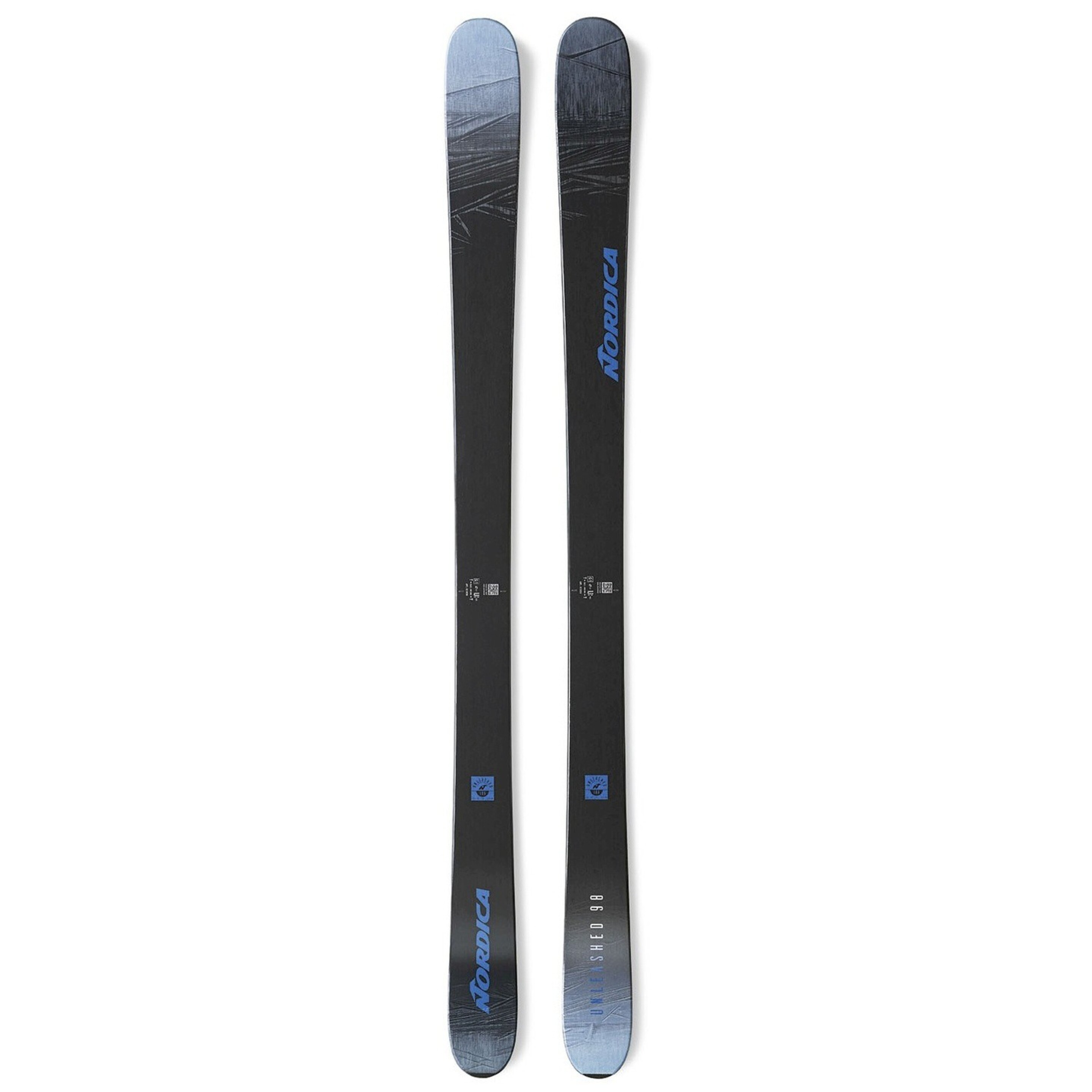 Esquí Adulto Nordica Unleashed 98 Flat (sin Fijación) - Negro/Azul  MKP