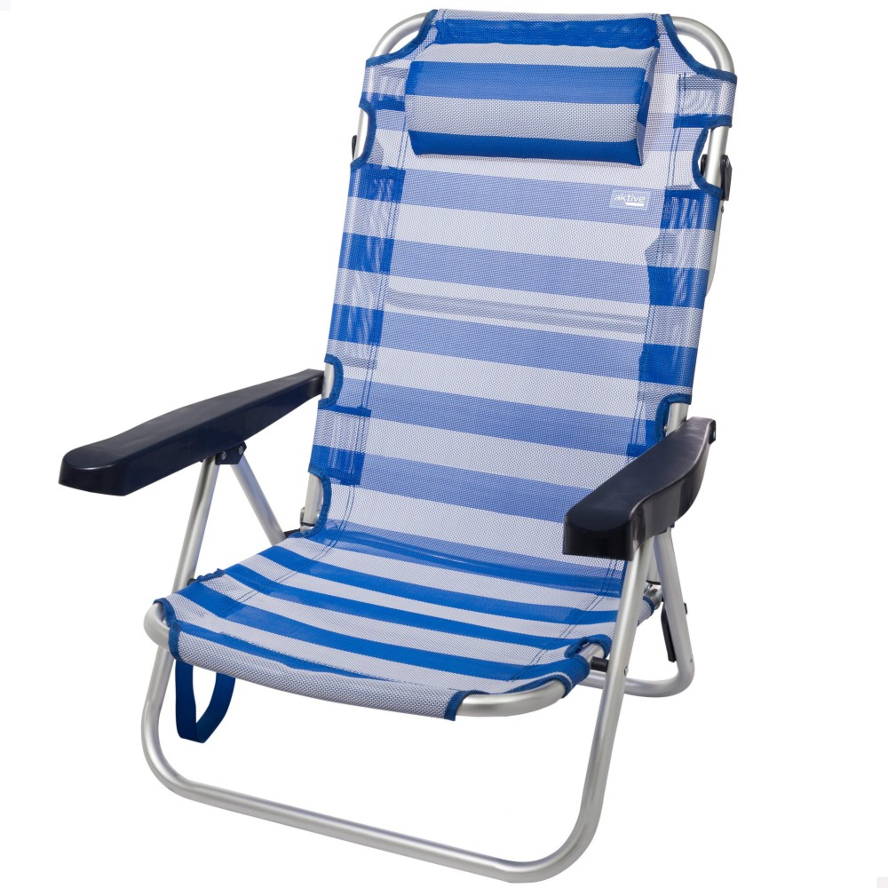 Cadeira Dobrável Multiposição Alumínio Marinheiro Aktive - azul - 