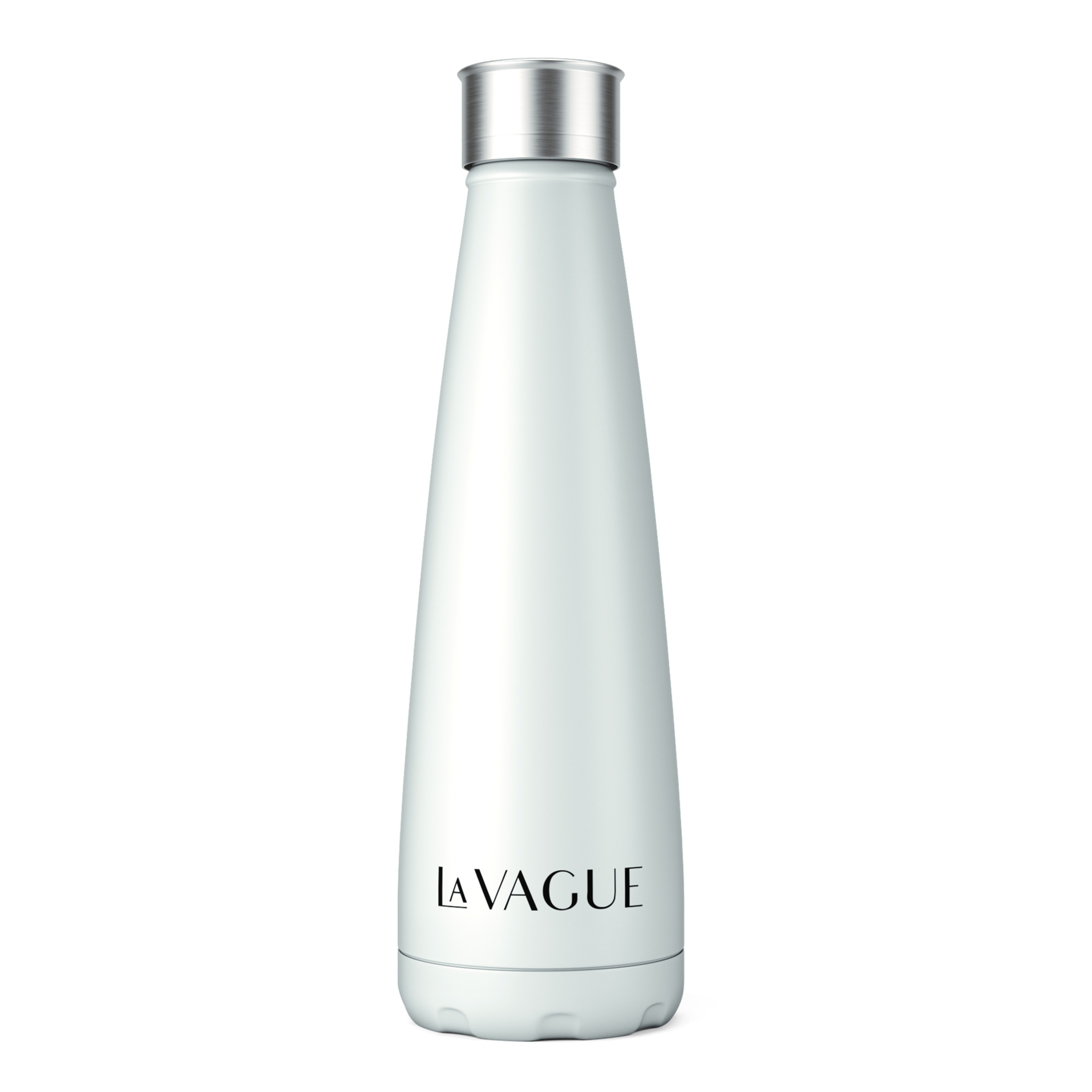 Botella Aislada De Acero Inoxidable La Vague Gravity - blanco - 