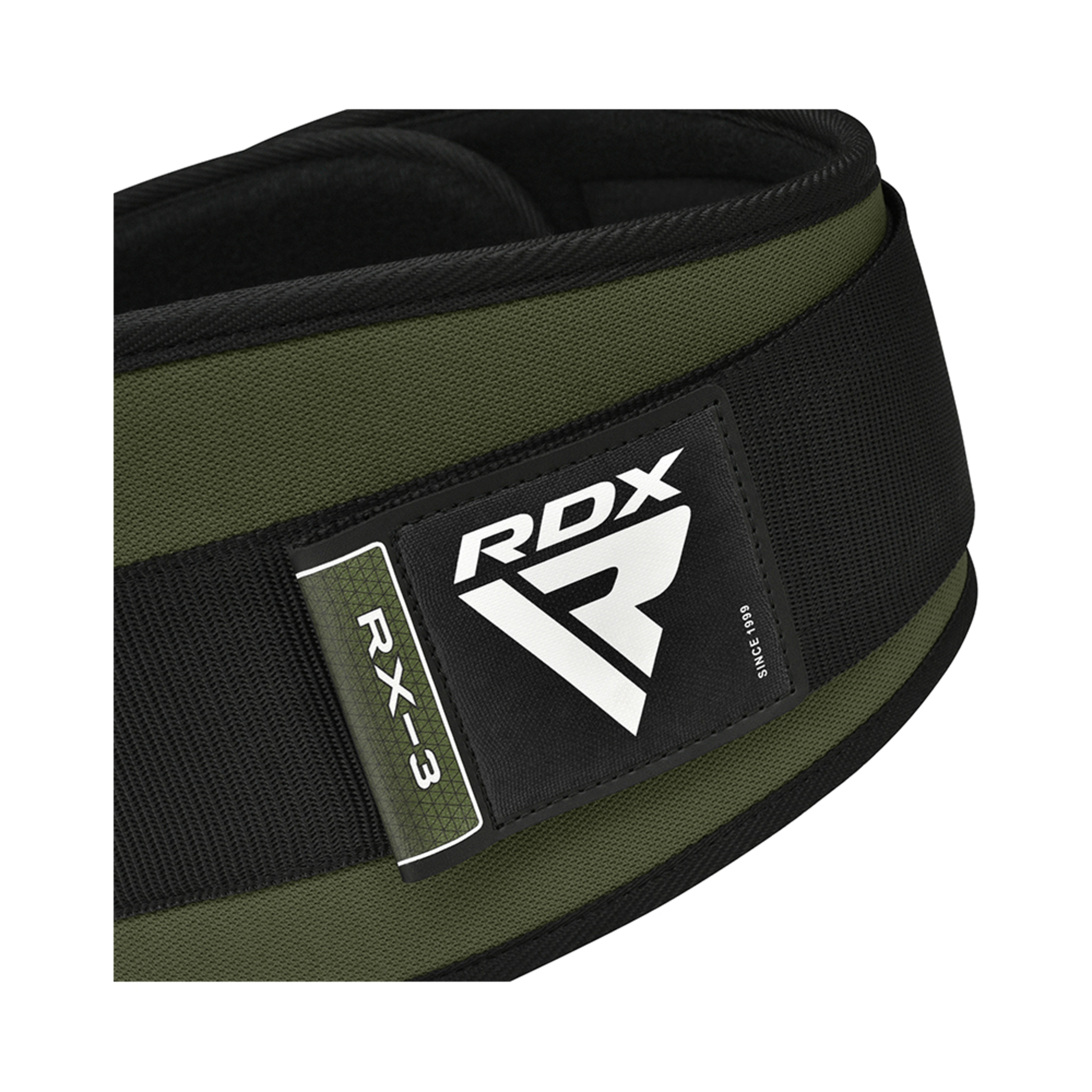 Cinturón De Fitness Rdx Wbe-rx3 - Verde - Weightlifting Powerlifting Fitness  MKP