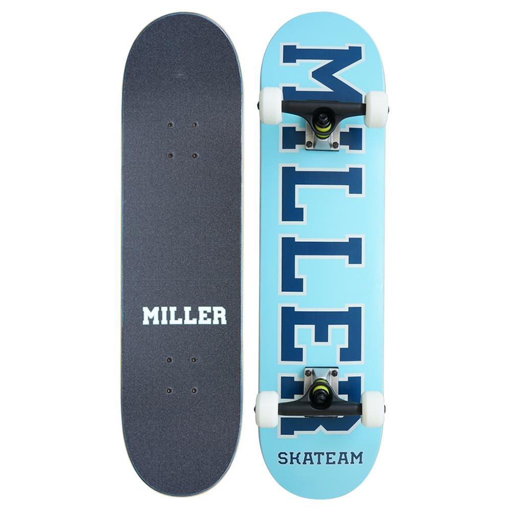 Skateboard Completo Miller Team8 Arce 31,75"x8" Abec7 Ruedas Creek Shr - azul-cielo - 