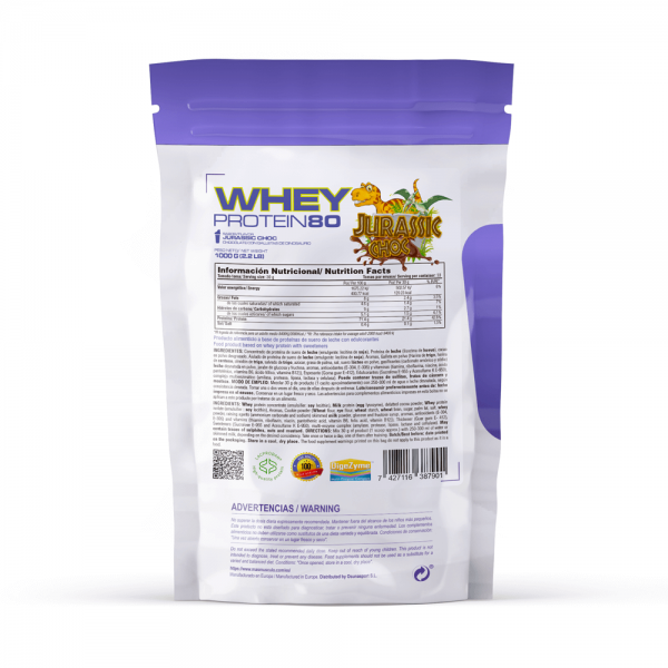 Whey Protein80 - 1kg De Mm Supplements Sabor Jurassic Choc
