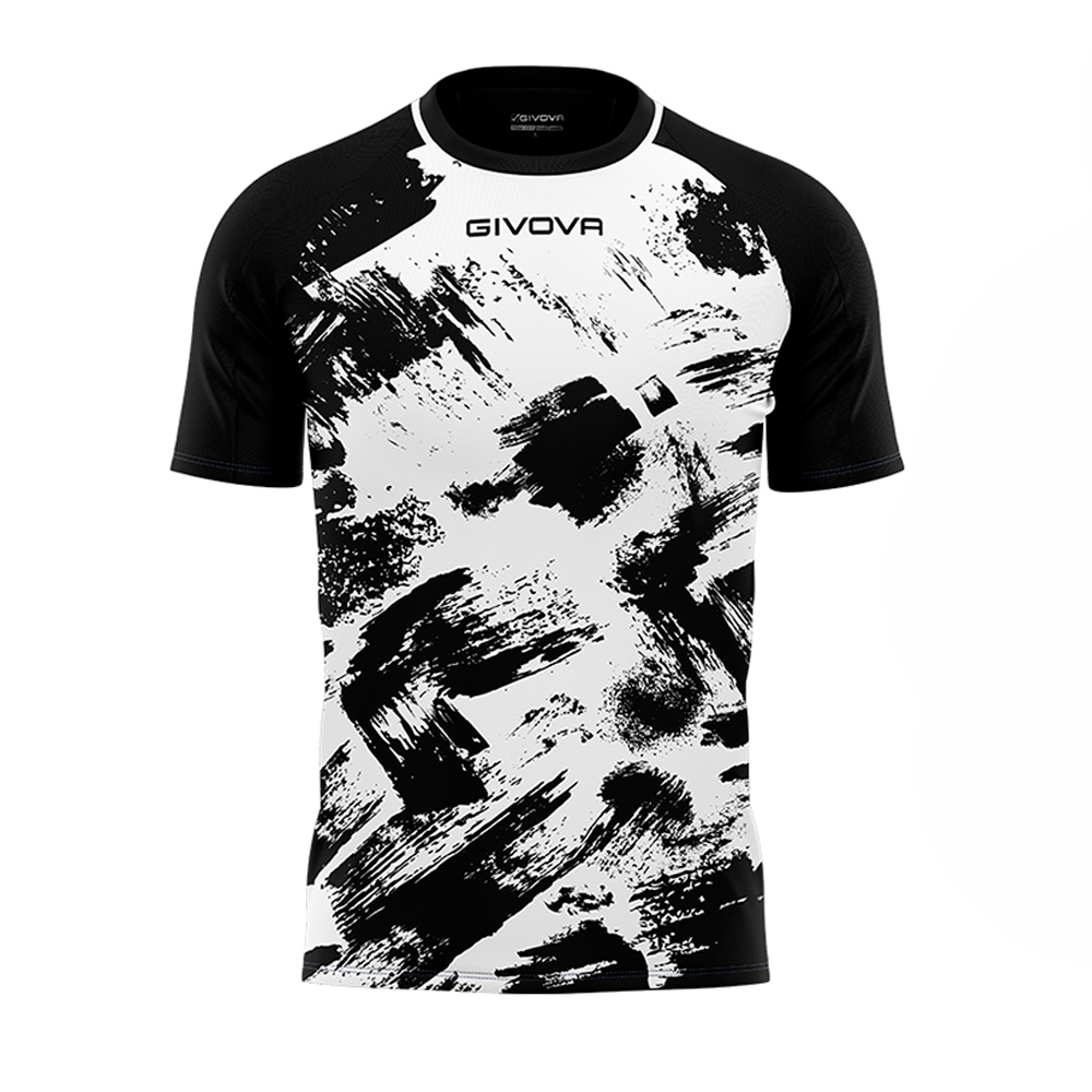Camiseta De Fútbol Givova Art - blanco-negro - 