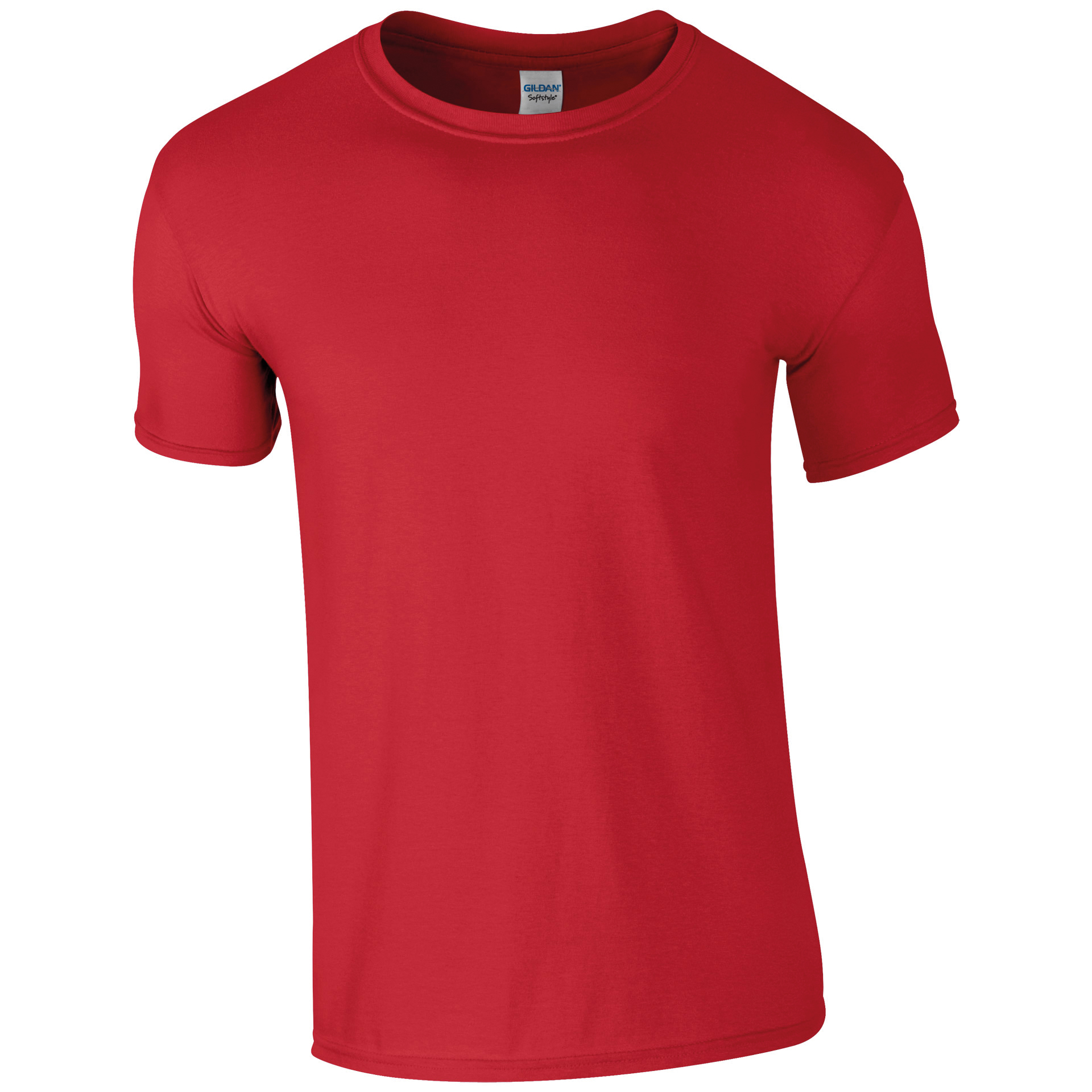 Camiseta De Manga Corta Gildan Softstyle - rojo - 