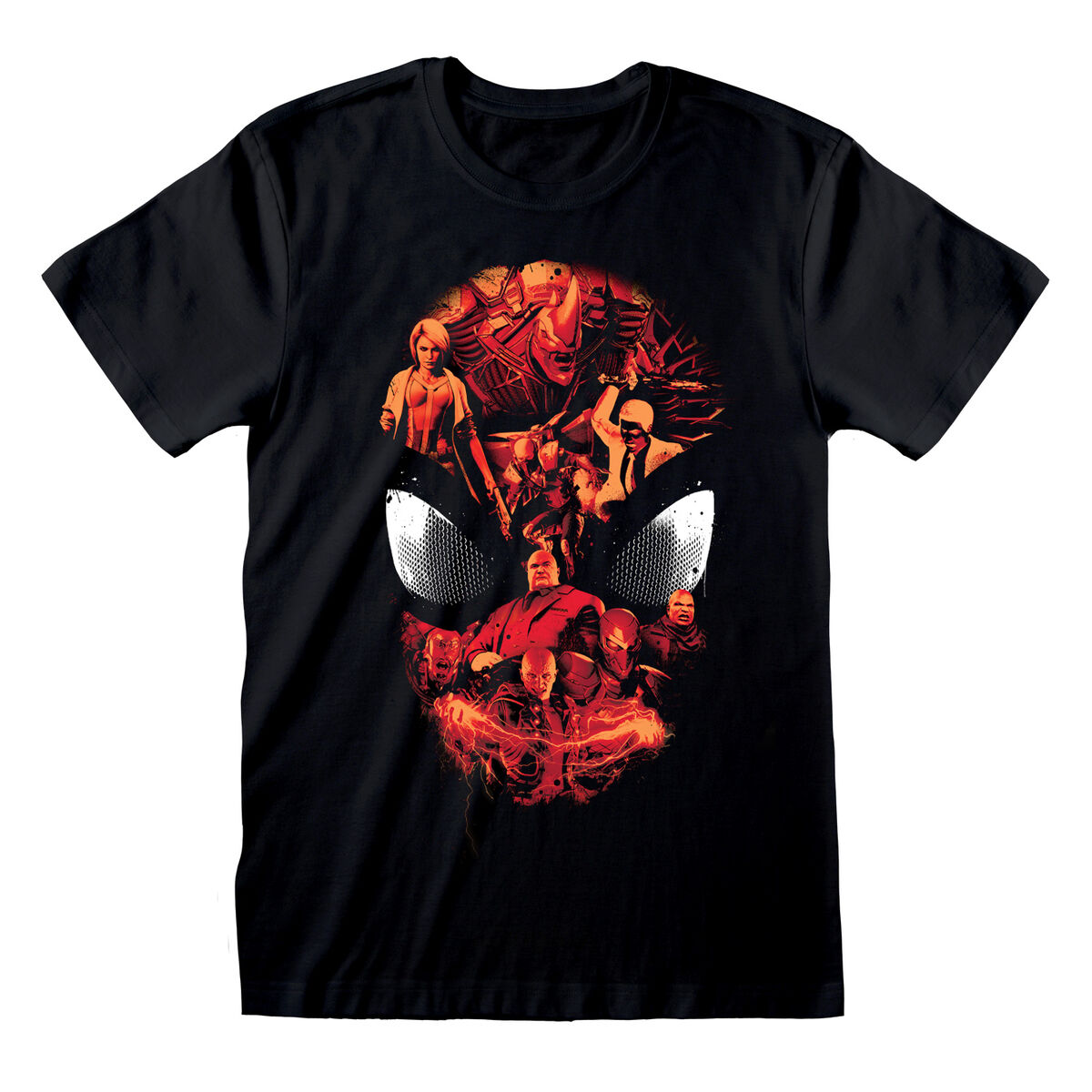 Camiseta De Manga Corta Spider-man Character Roster