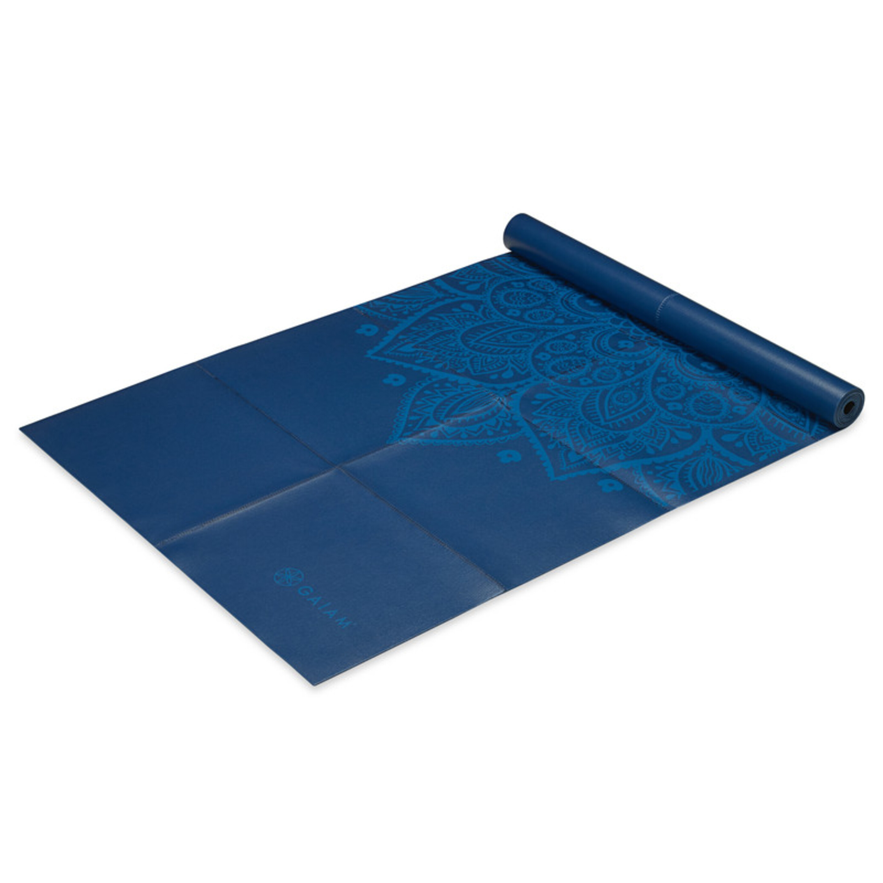 Esterilla Gaiam 2mm Foldable Yoga Mat Blue Sundial