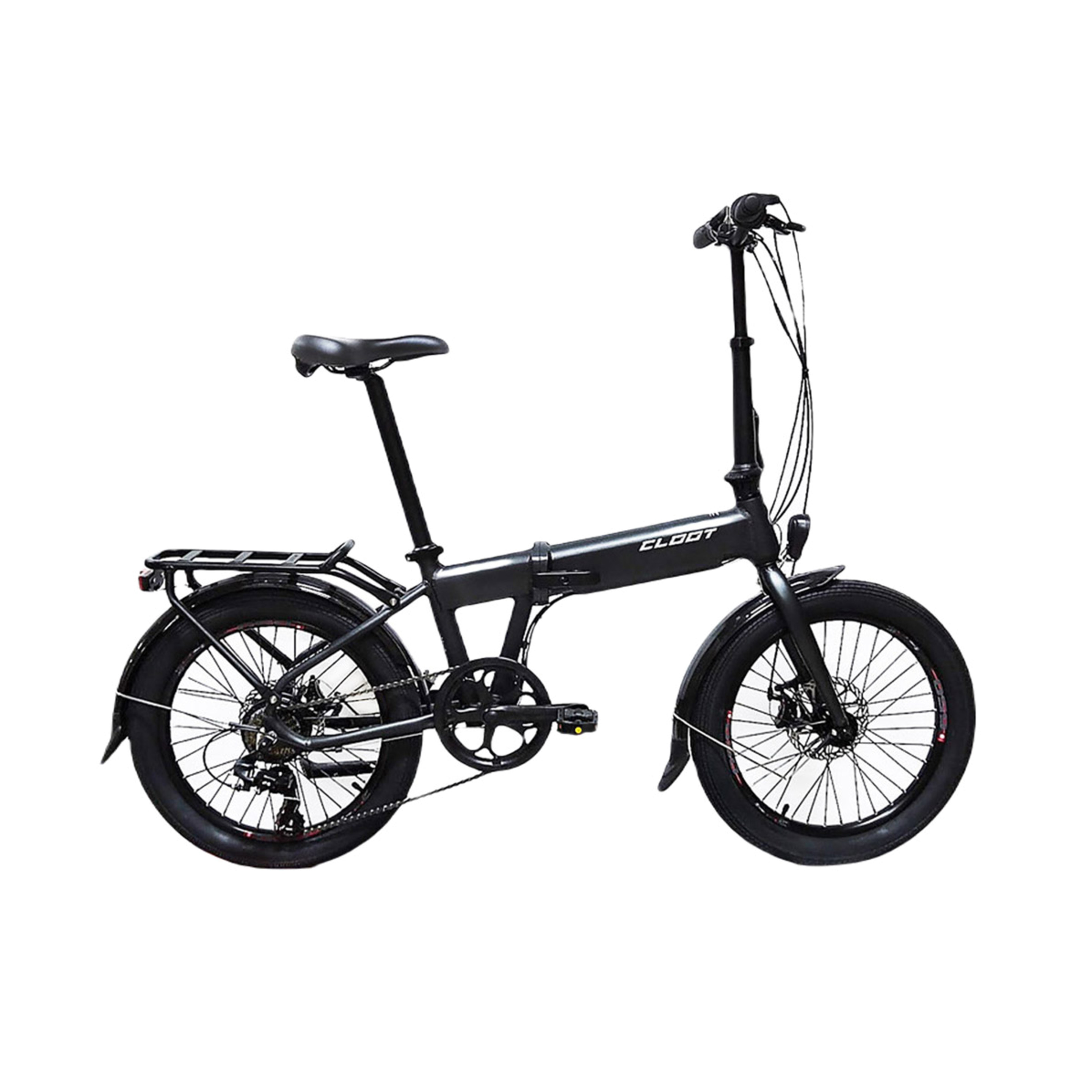 Bicicleta Eléctrica Plegable Cloot  Alhena - Negro  MKP