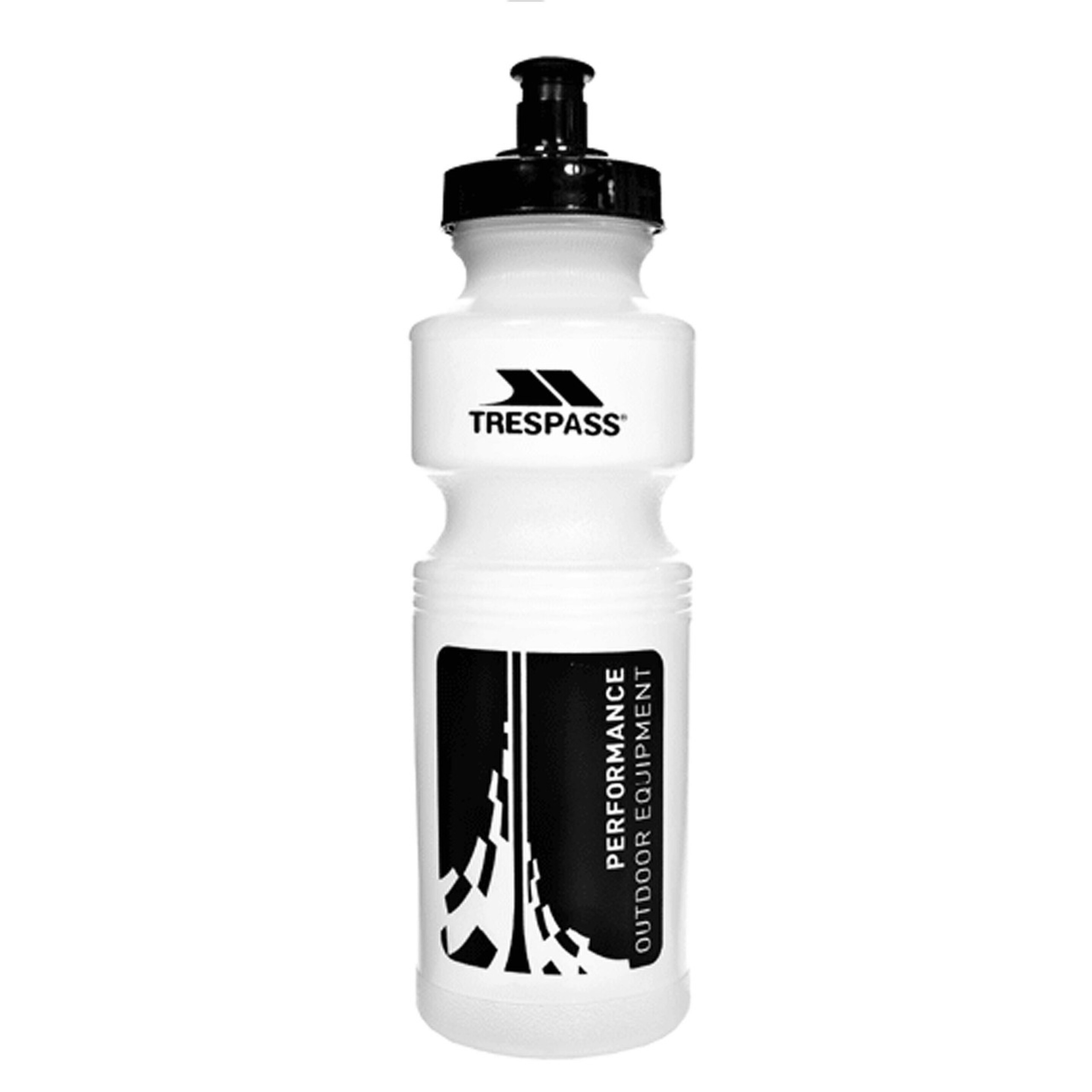 Trespass - Botella De Agua Para Ciclismo Modelo Podium - Bicicleta/gym/deportes (Blanca)