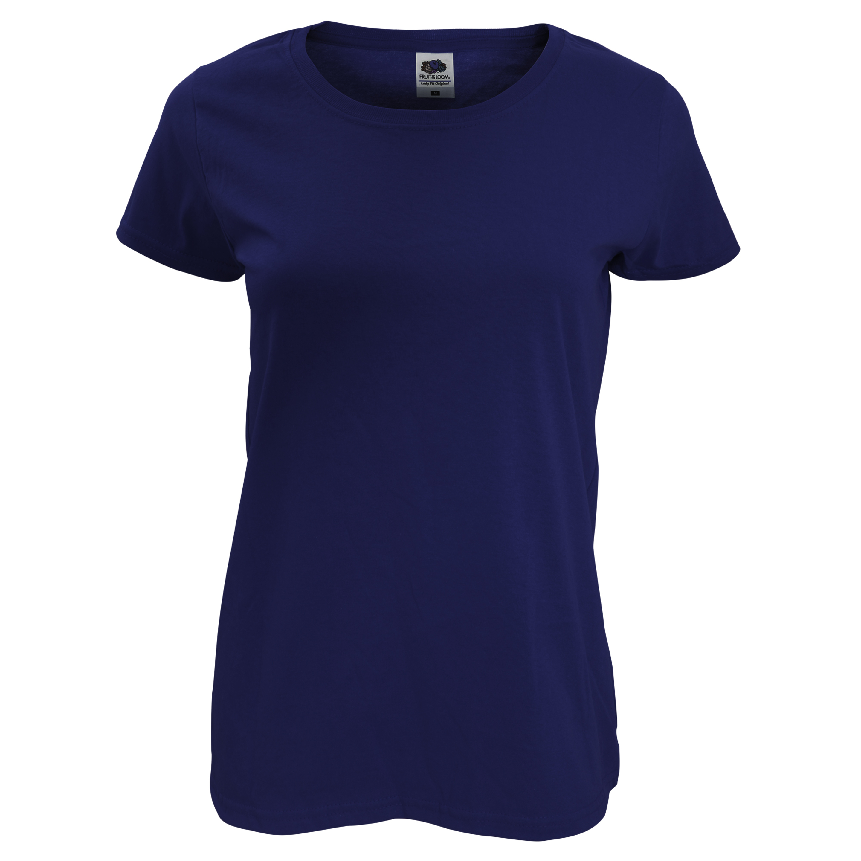 Camiseta Ajustada Fruit Of The Loom Ladyfit - azul-marino - 