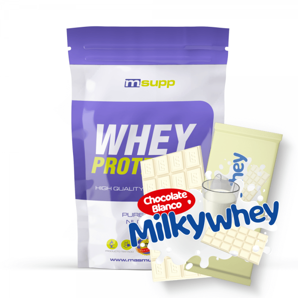 Whey Protein80 - 1kg De Mm Supplements Sabor Chocolate Blanco Milky Whey