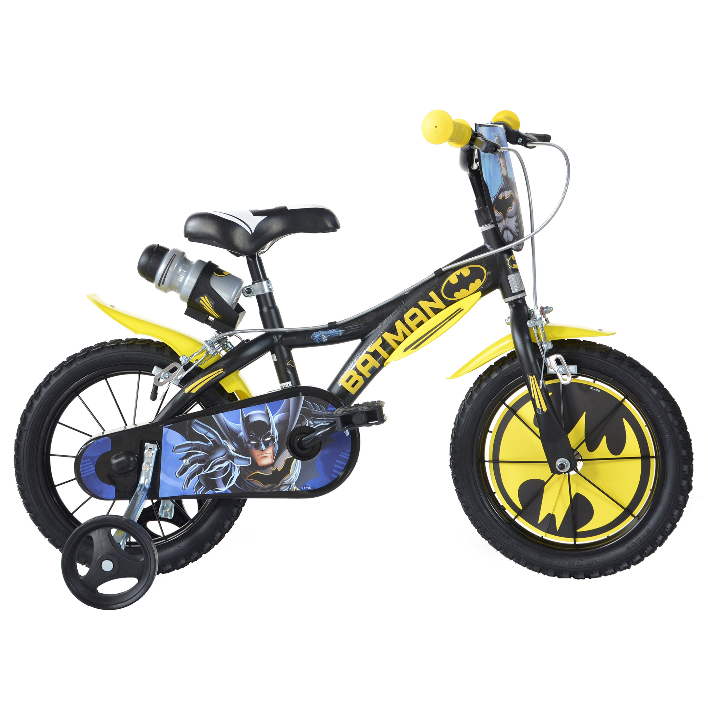 Bicicleta Infantil Batman 14 Pulgadas 4-6 Años