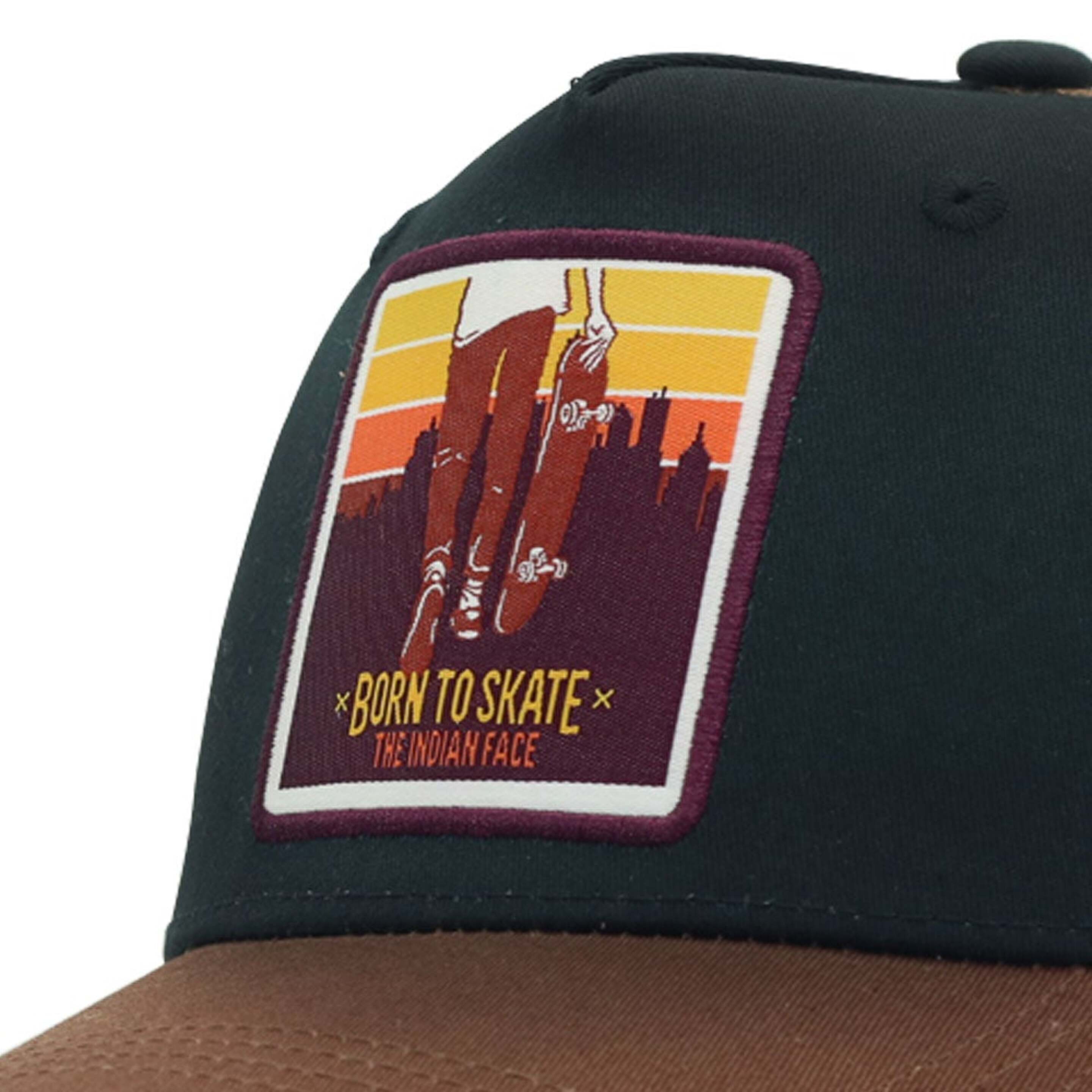 The Indian Face Gorra Trucker Born To Skate