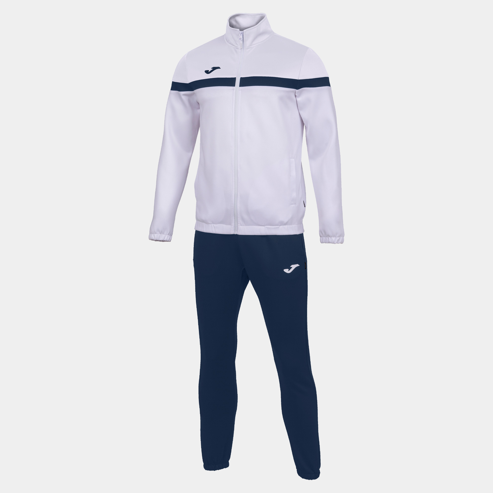 Fato De Treino Joma Danubio Branco Azul Marinho