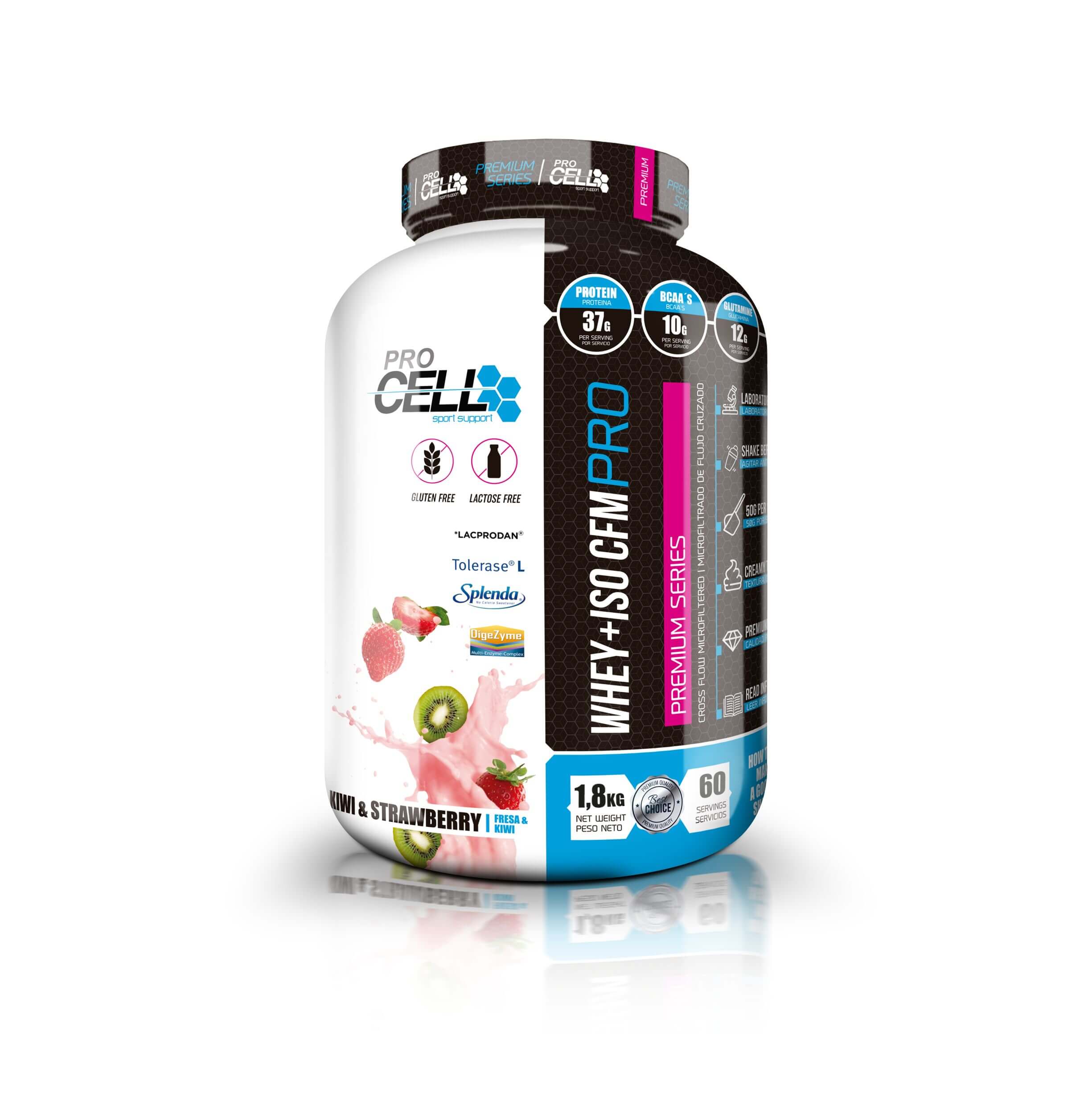 Whey + Isolate  Premium Kiwi-fresa