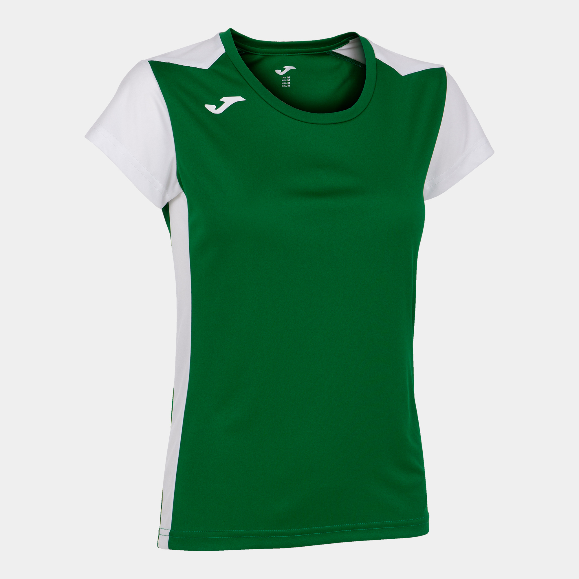 T-shirt Manga Curta Joma Record Ii Verde Branco