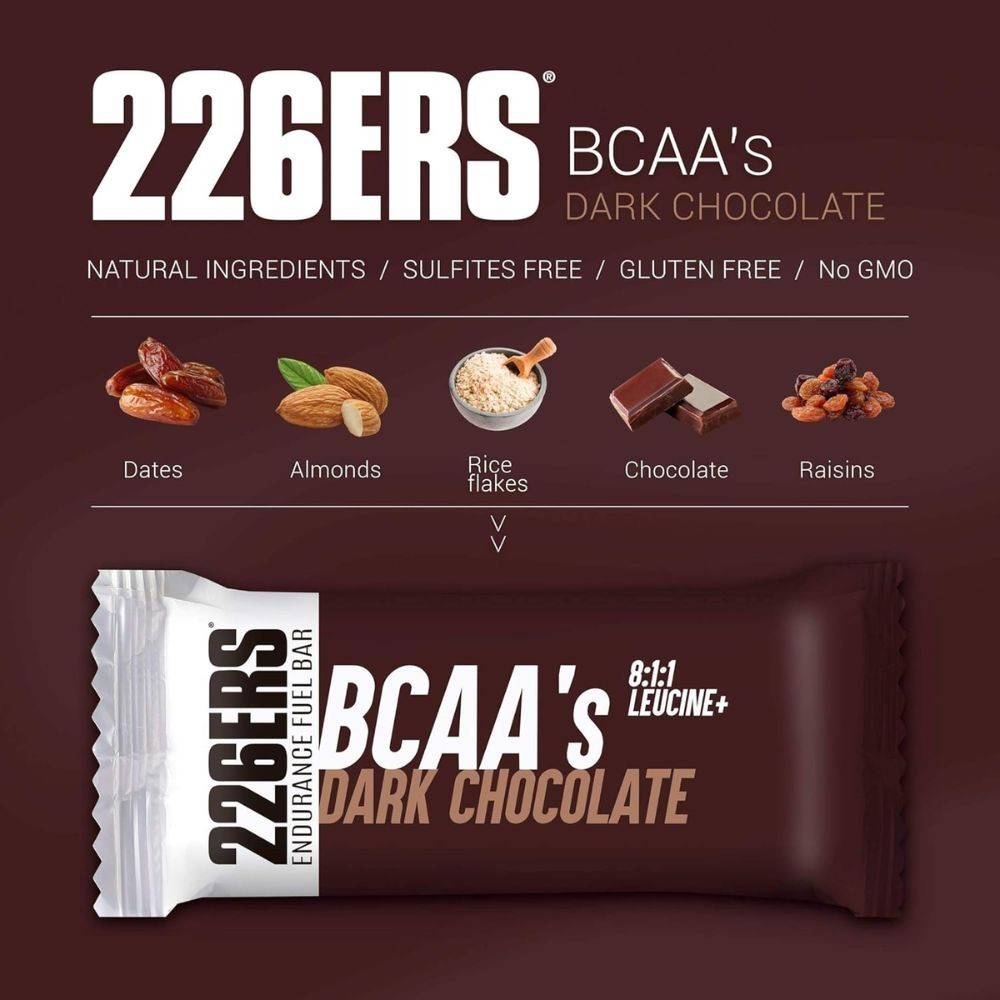 Barra Endurance Bcaa's - Chocolate Preto 226ers | Sport Zone MKP