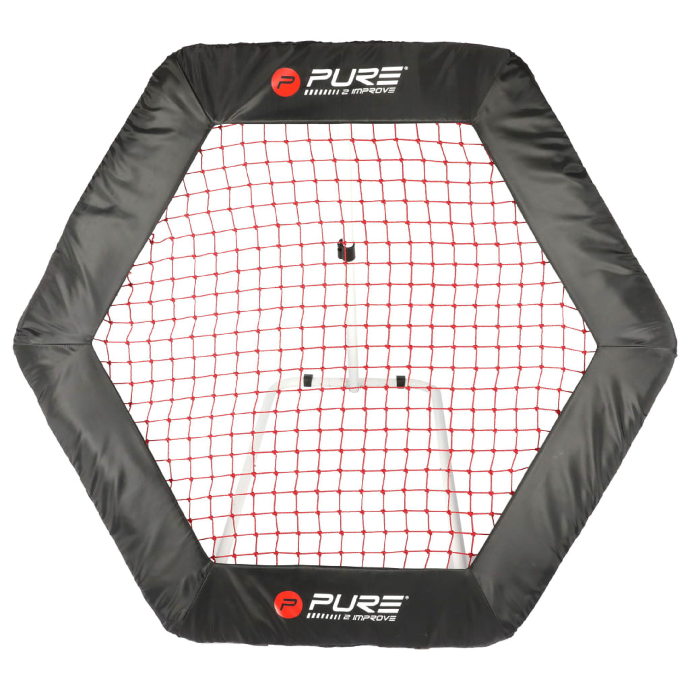 Pure2improve Rebotador De Fútbol Red Hexagonal 140x125cm