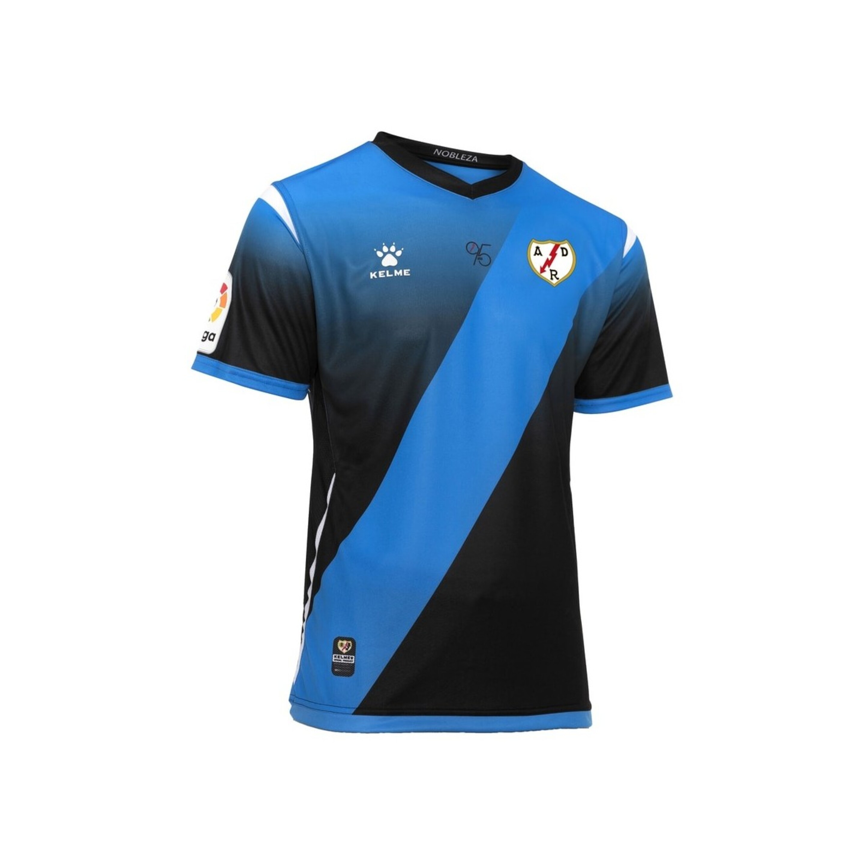 Camiseta Manga Corta Kelme Camiseta 3ª Equipación 19/20 Rayo Vallecano Azul