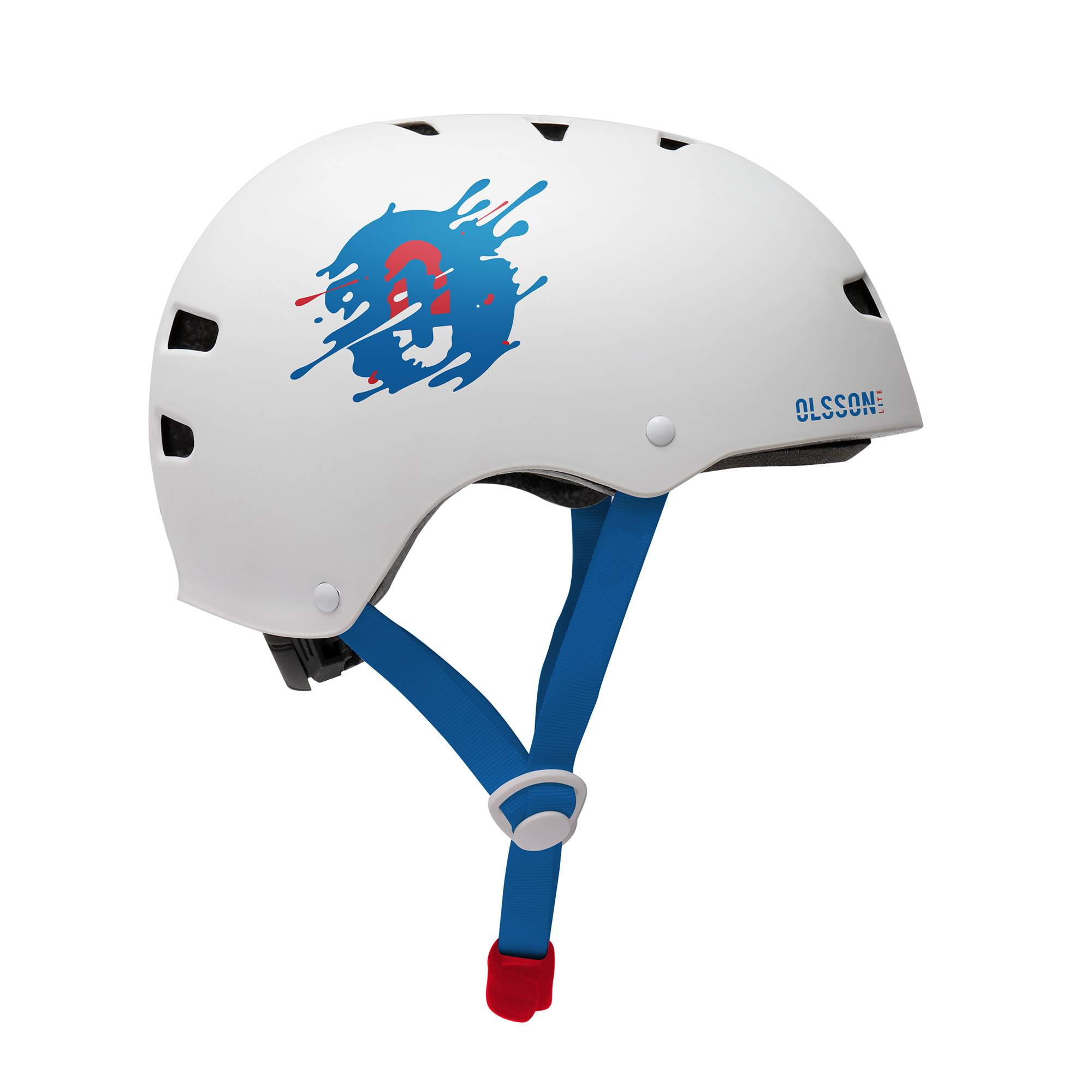 Olsson Super Hero Helmet White M/l Patins, Skate, Bicicleta