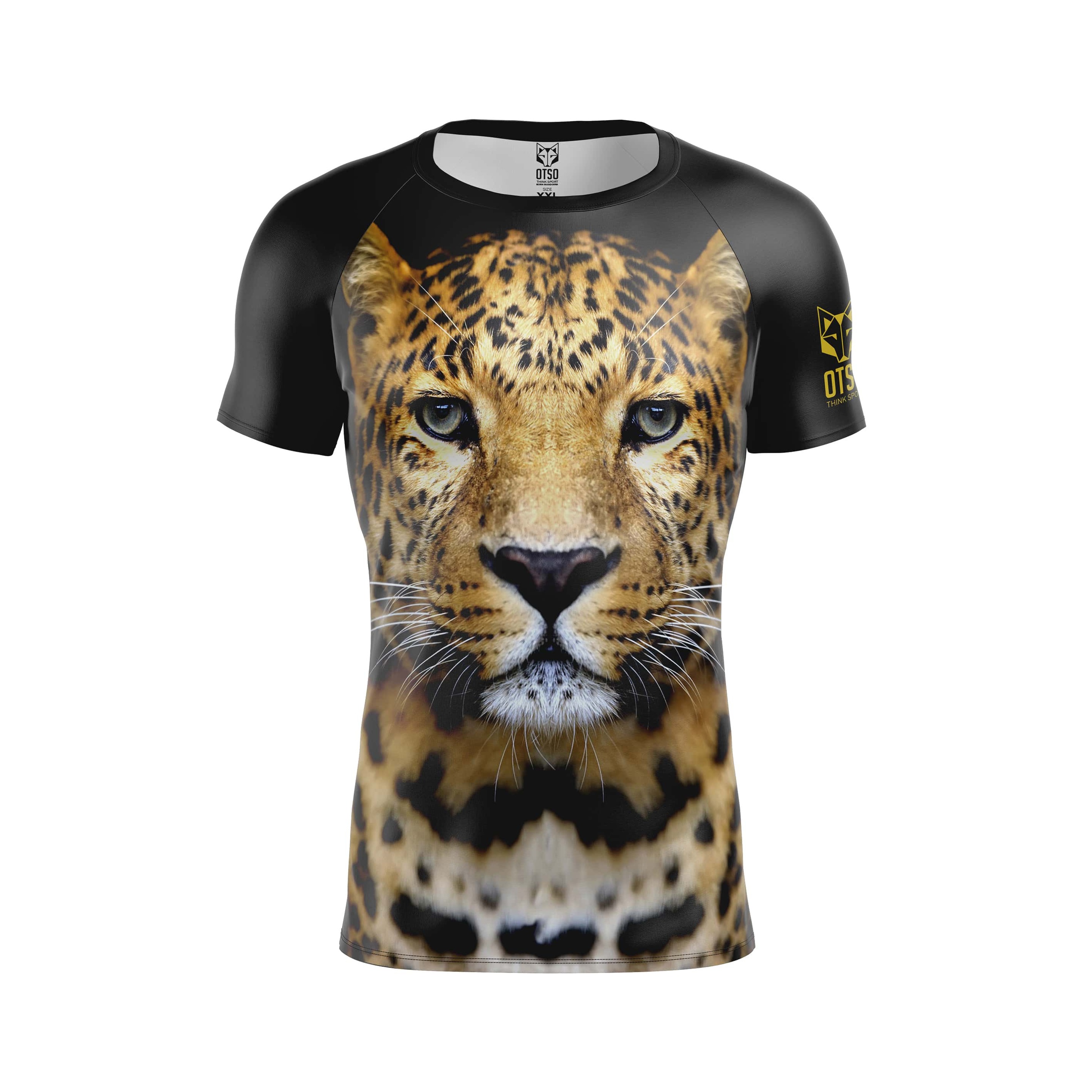 Camiseta Manga Corta Leopard - negro - 